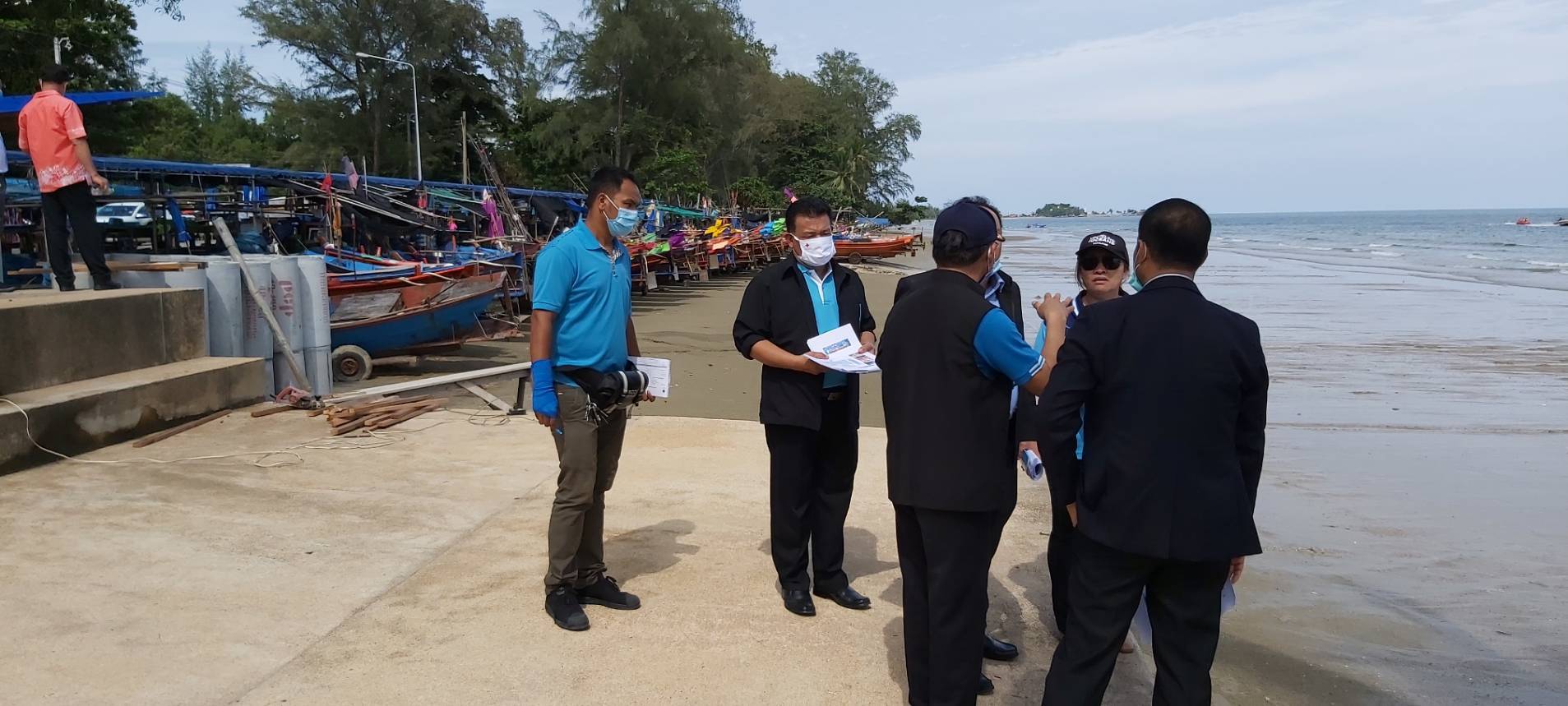 “พช.ระยอง” ร่วมเตรียมพื้นที่ในการต้อนรับนายกรัฐมนตรีและคณะ