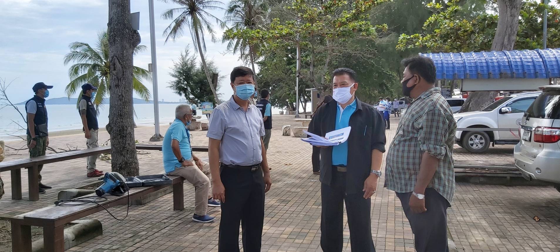 “พช.ระยอง” ร่วมเตรียมพื้นที่ในการต้อนรับนายกรัฐมนตรีและคณะ