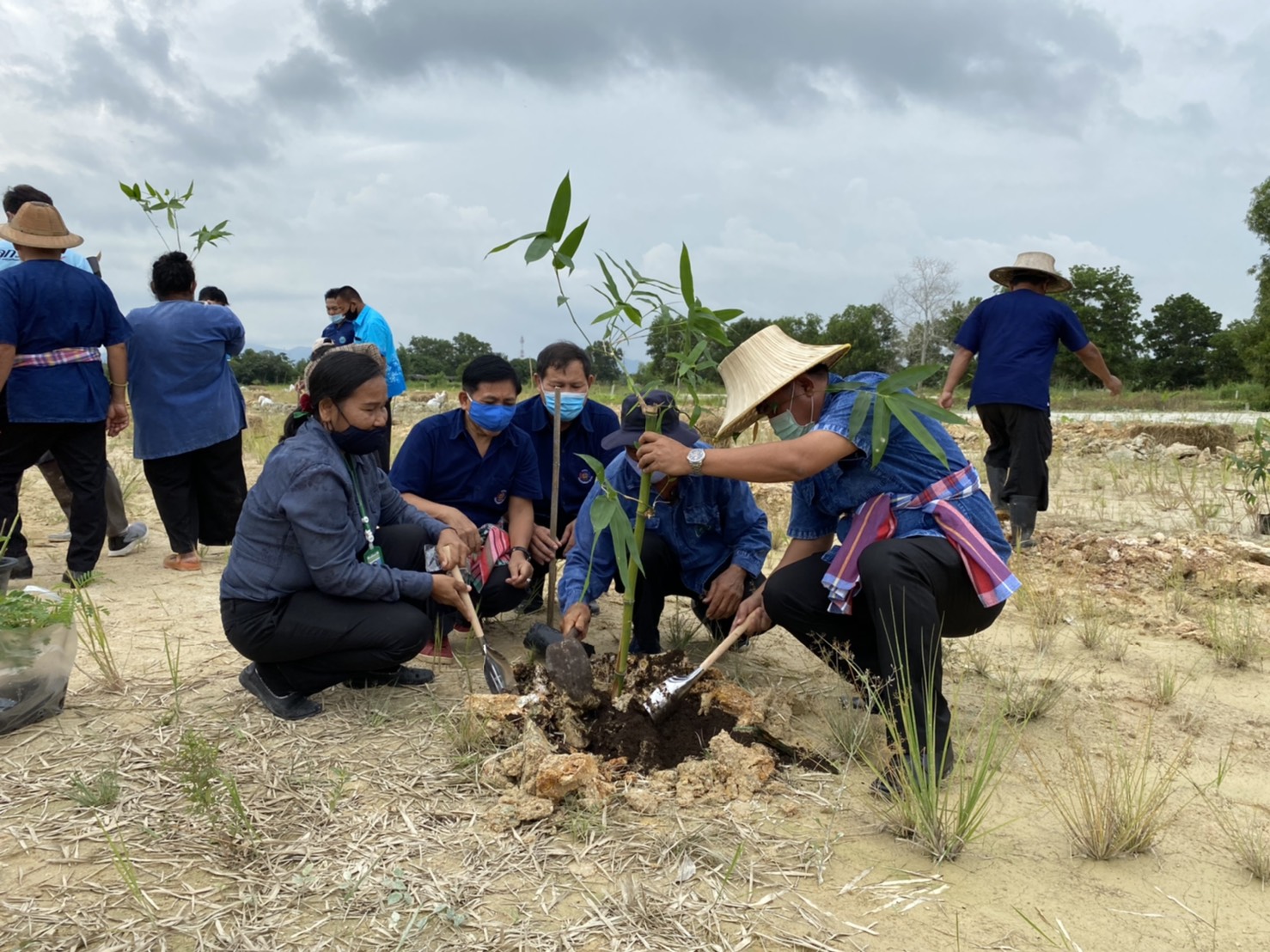 พช.ระยอง @ สพอ.บ้านค่าย ขับเคลื่อนกิจกรรม  “โคก หนอง นา โมเดล”