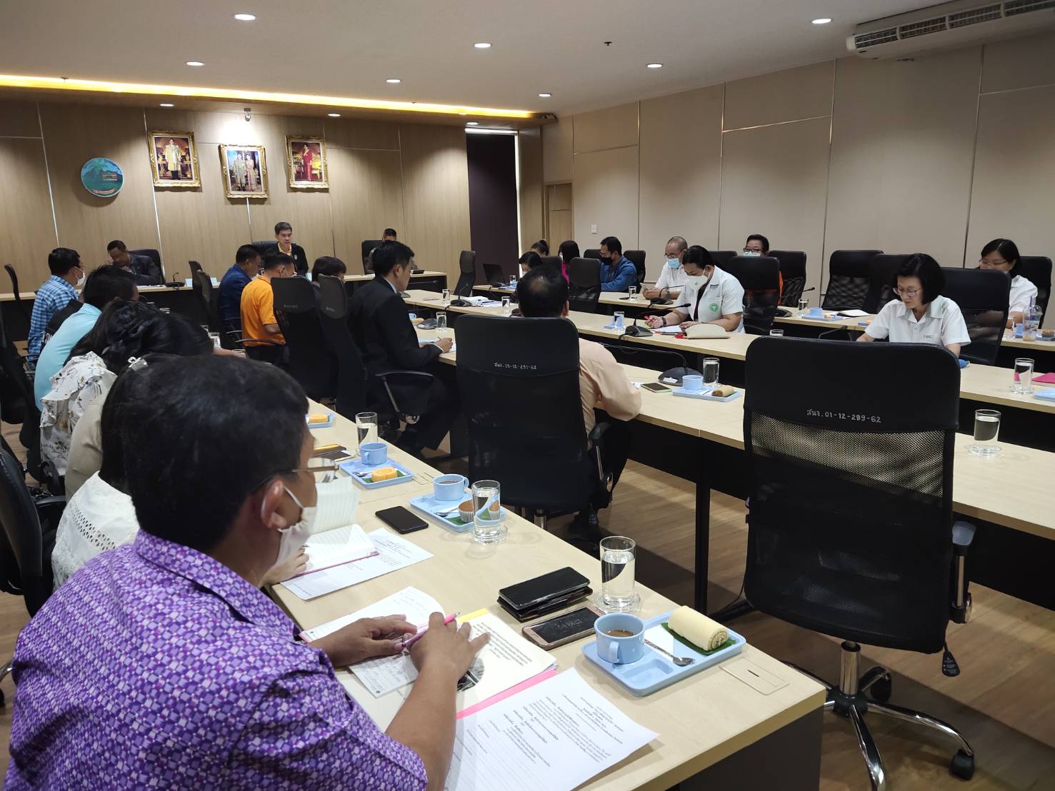 “พช.ระยอง”  จัดประชุมคณะทำงานสนับสนุน “โครงการพัชรสุธาคชานุรักษ์” จังหวัดระยอง