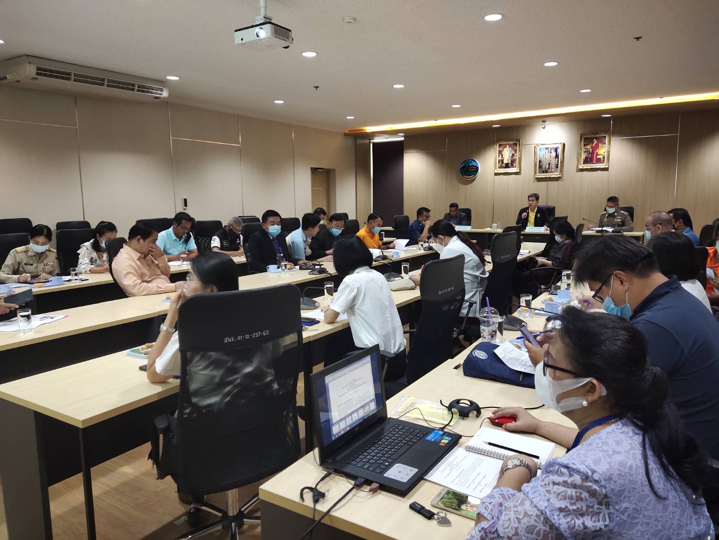 “พช.ระยอง”  จัดประชุมคณะทำงานสนับสนุน “โครงการพัชรสุธาคชานุรักษ์” จังหวัดระยอง