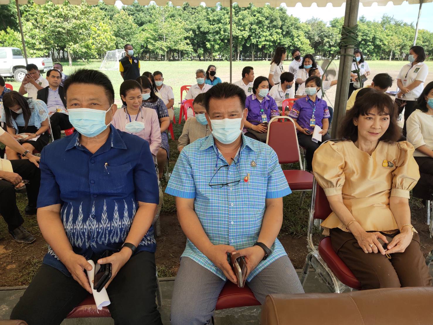 “พช.ระยอง”  ร่วมพิธียกเสาธงชาติ โครงการปรับภูมิทัศน์สวนสุขภาพศูนย์ราชการจังหวัดระยอง