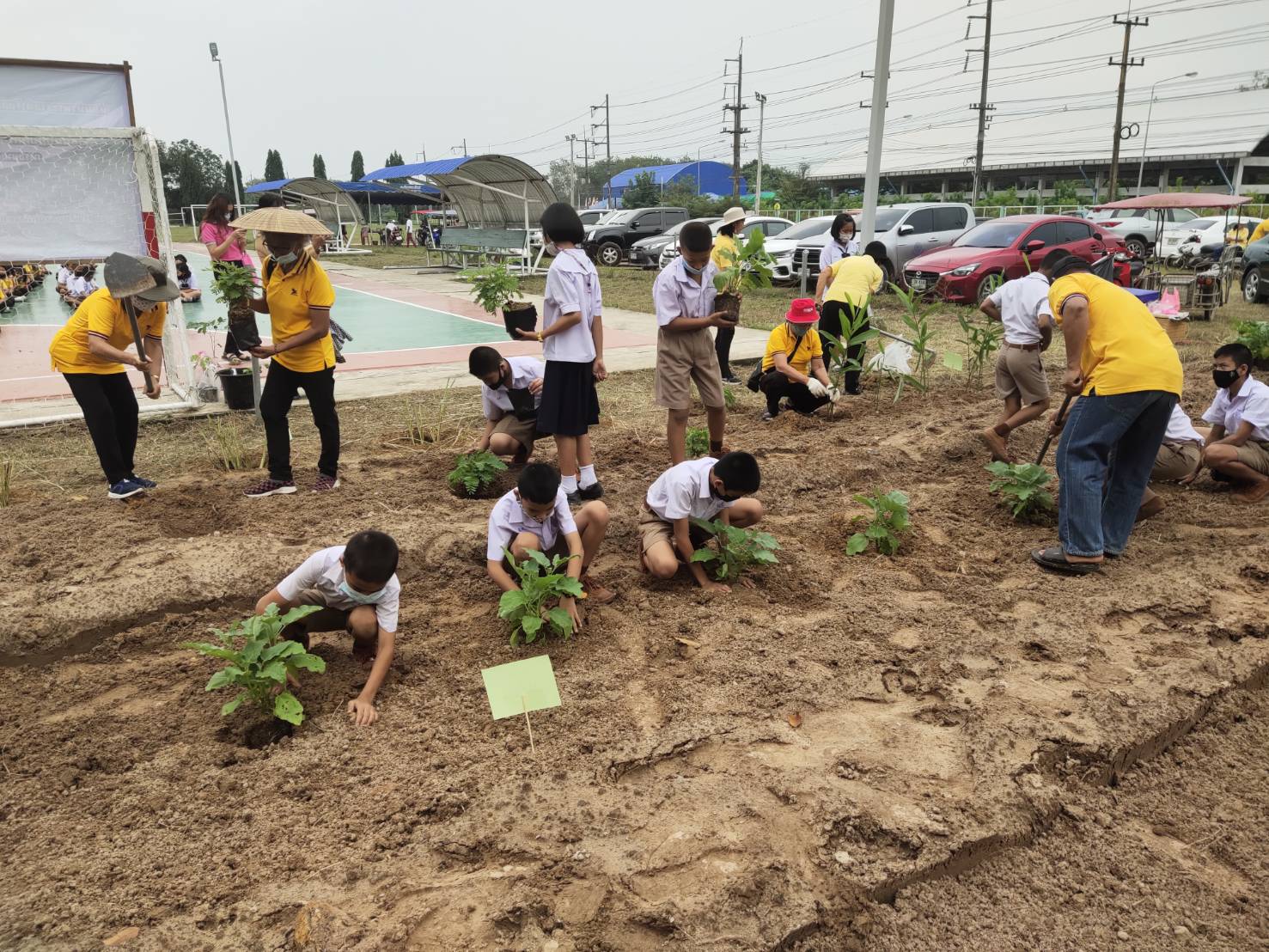 “พช.ระยอง” ดำเนินกิจกรรมการขยายผลปลูกผักสวนครัวจากวัดสู่ชุมชน ตามหลัก “บวร” ระยะที่ 2 ณ โรงเรียนสามัคคีราษฎร์บำรุง ต.แกลง อ.เมือง