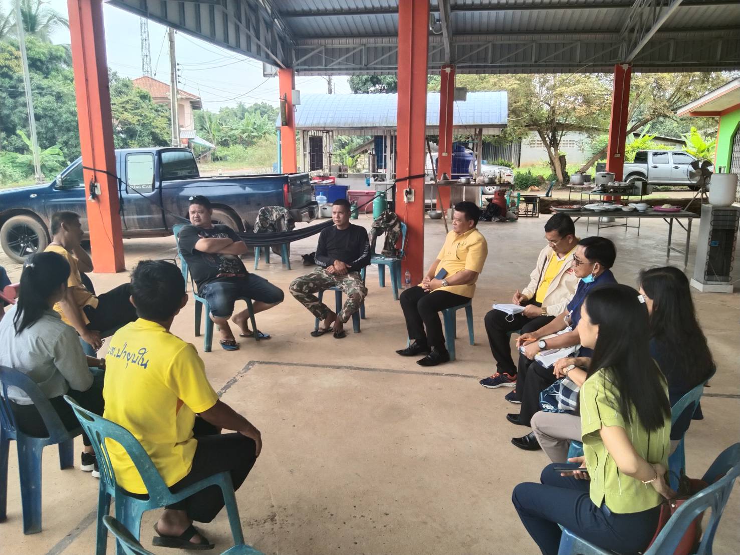 “พช.ระยอง” นิเทศติดตามและสนับสนุนการดำเนินงานสำนักงานพัฒนาชุมชนอำเภอวังจันทร์