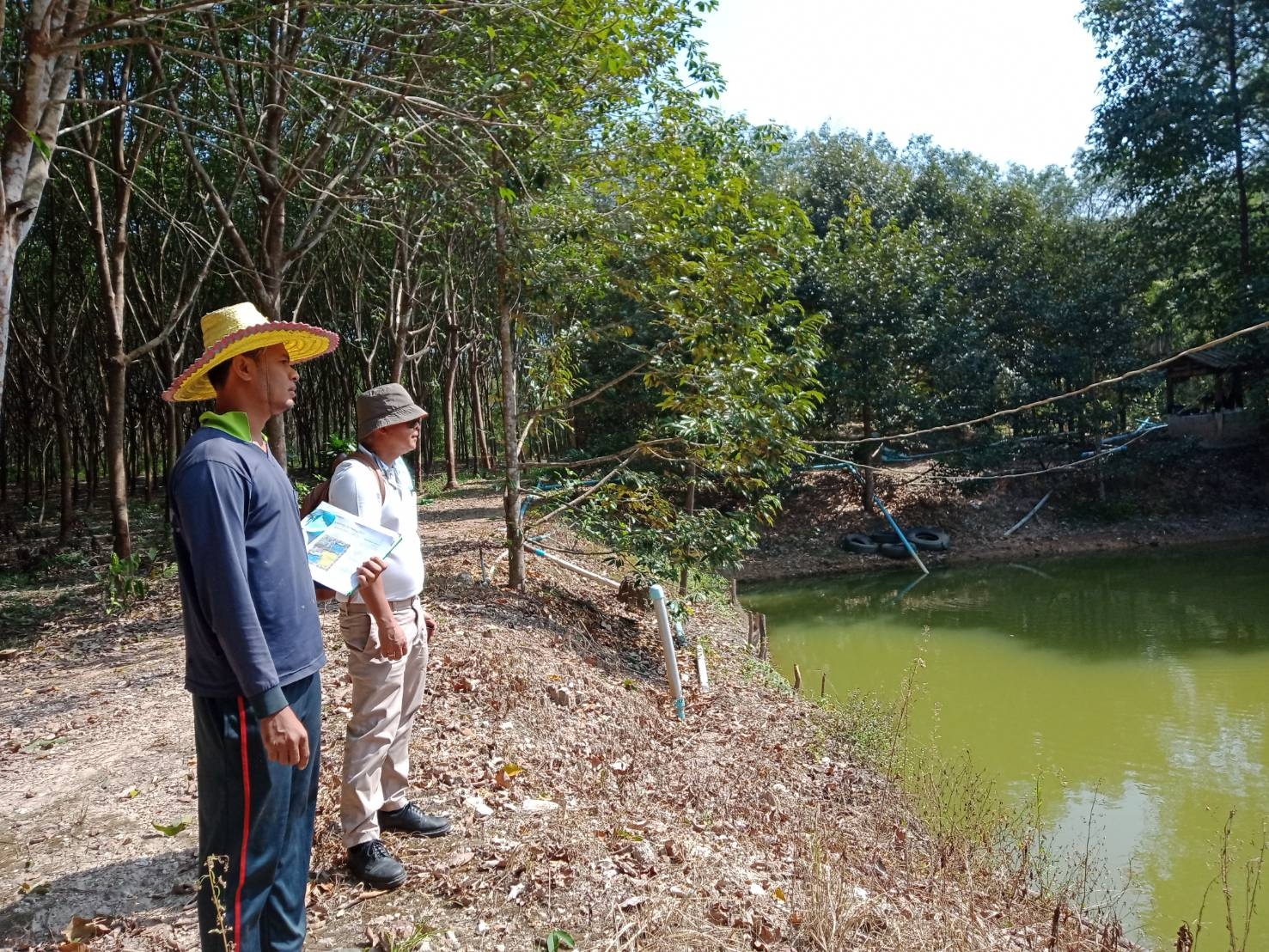 ? พช.ระยอง ติดตามการเตรียมความพร้อมพื้นที่แปลง ตามโครงการ “โคก หนอง นา โมเดล”  ?