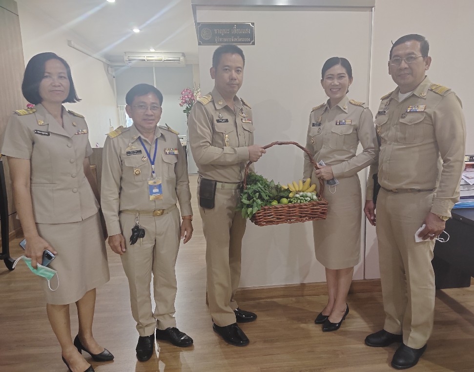 พช.ระยอง  แสดงความยินดีและต้อนรับผู้อำนวยการกลุ่มงานสารสนเทศการพัฒนาชุมชน สพจ.ระยอง