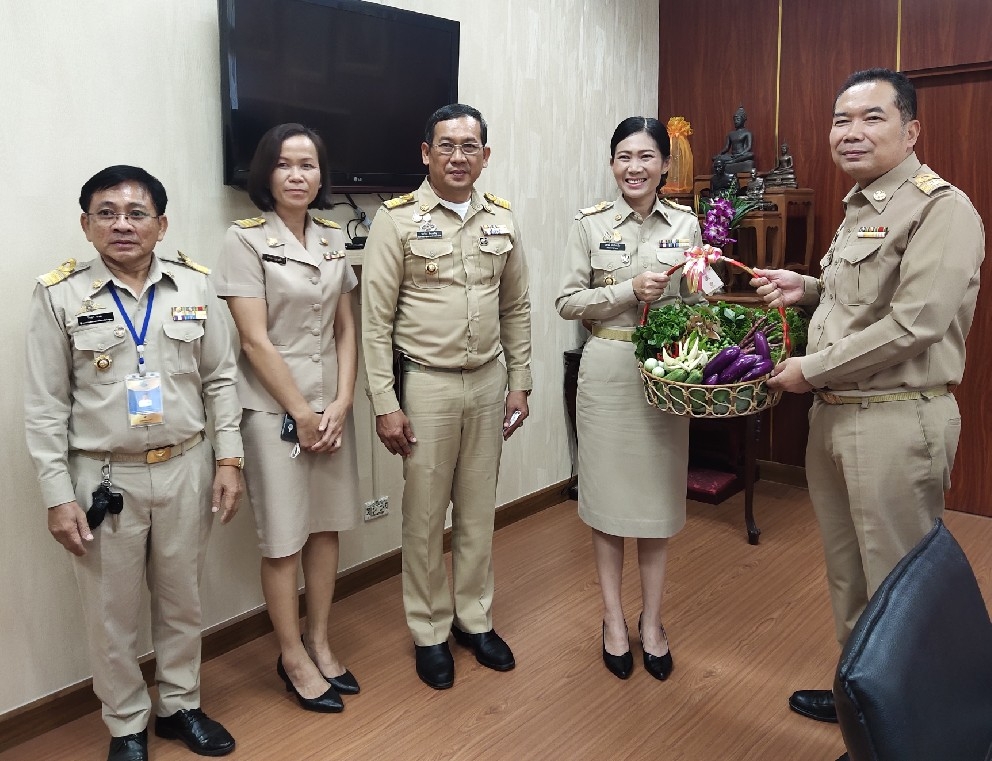 พช.ระยอง  แสดงความยินดีและต้อนรับผู้อำนวยการกลุ่มงานสารสนเทศการพัฒนาชุมชน สพจ.ระยอง