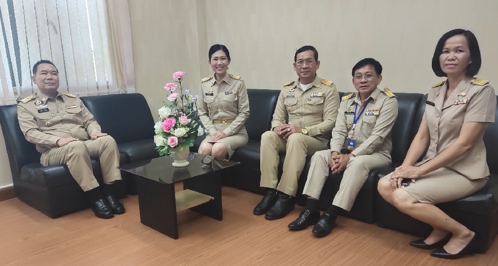 พช.ระยอง  แสดงความยินดีและต้อนรับผู้อำนวยการกลุ่มงานสารสนเทศการพัฒนาชุมชน สพจ.ระยอง