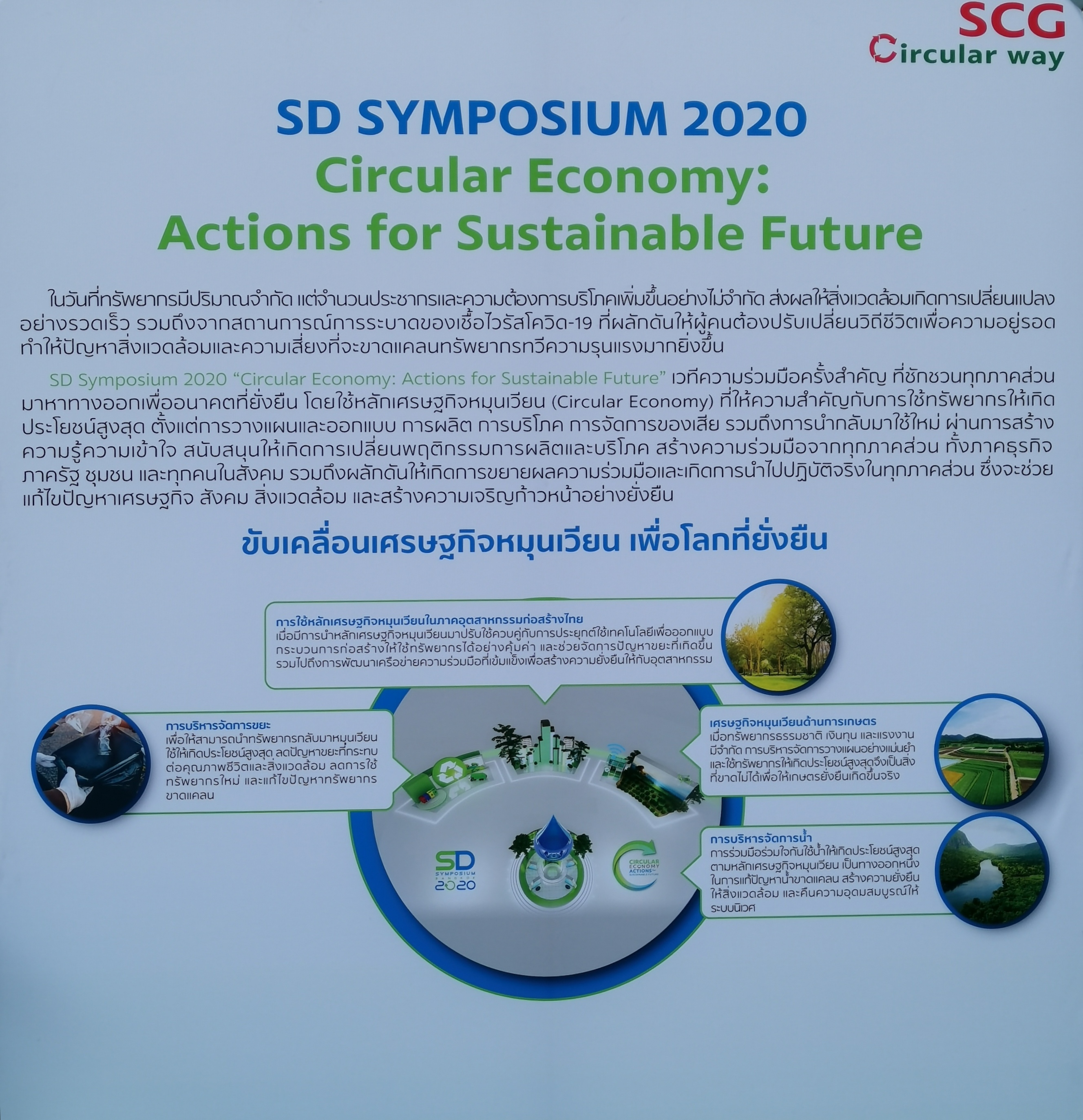 “พช.ระยอง ร่วมชมงาน SD Symposium 2020 Circular Economy: Actions for Sustainable Future”