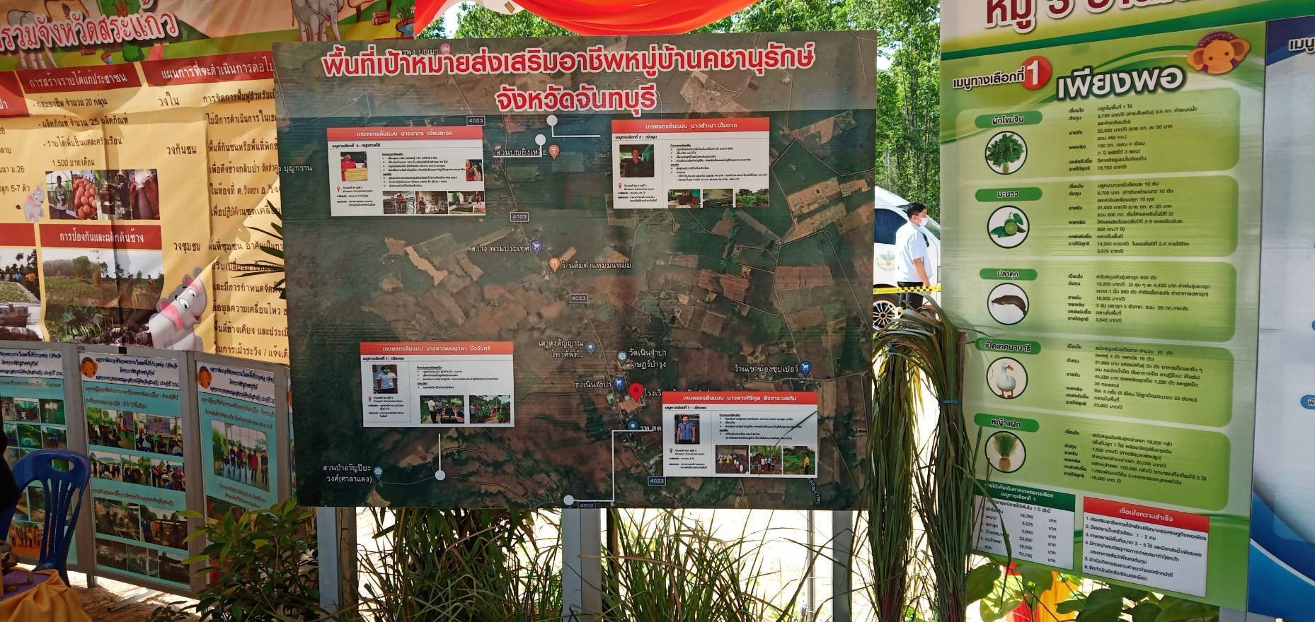 “พช.ระยอง” จัดนิทรรศการแสดงผลการดำเนินงานตาม “โครงการพัชรสุธาคชานุรักษ์”