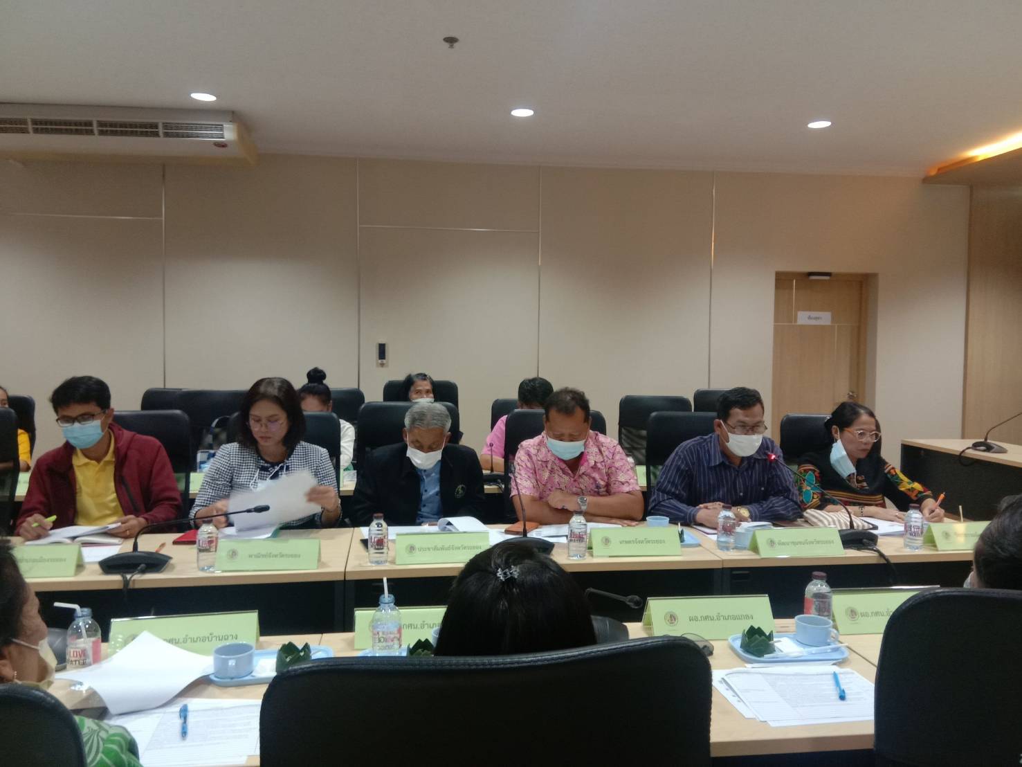 “พช.ระยอง” ร่วมประชุมเชิงปฏิบัติการบูรณาการบริหารจัดการความมั่นคง ด้านสังคมและการเมือง