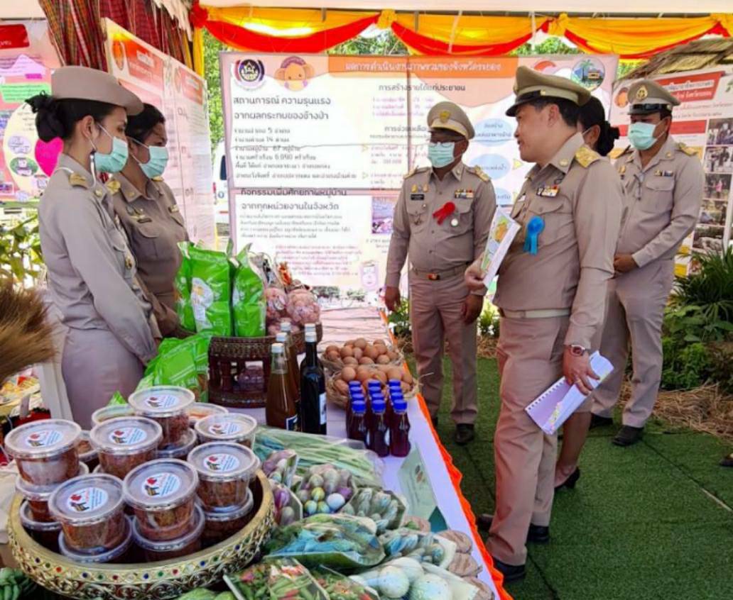 “พช.ระยอง” จัดนิทรรศการแสดงผลการดำเนินงานตาม “โครงการพัชรสุธาคชานุรักษ์”