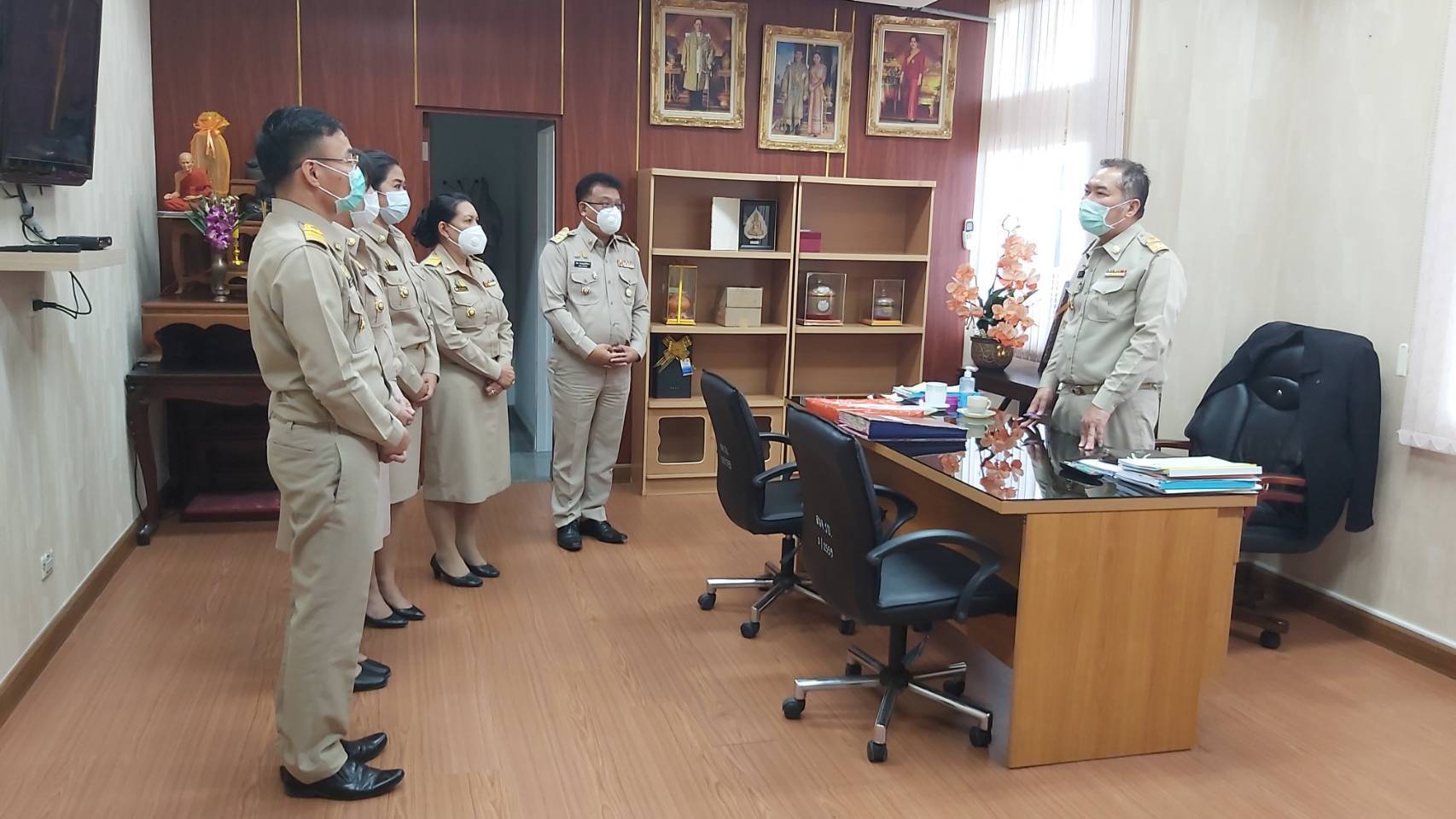 พช.ระยอง ต้อนรับและมอบนโยบายแก่ข้าราชการที่มาดำรงตำแหน่งใหม่ในสังกัดสำนักงานพัฒนาชุมชนจังหวัดระยอง?