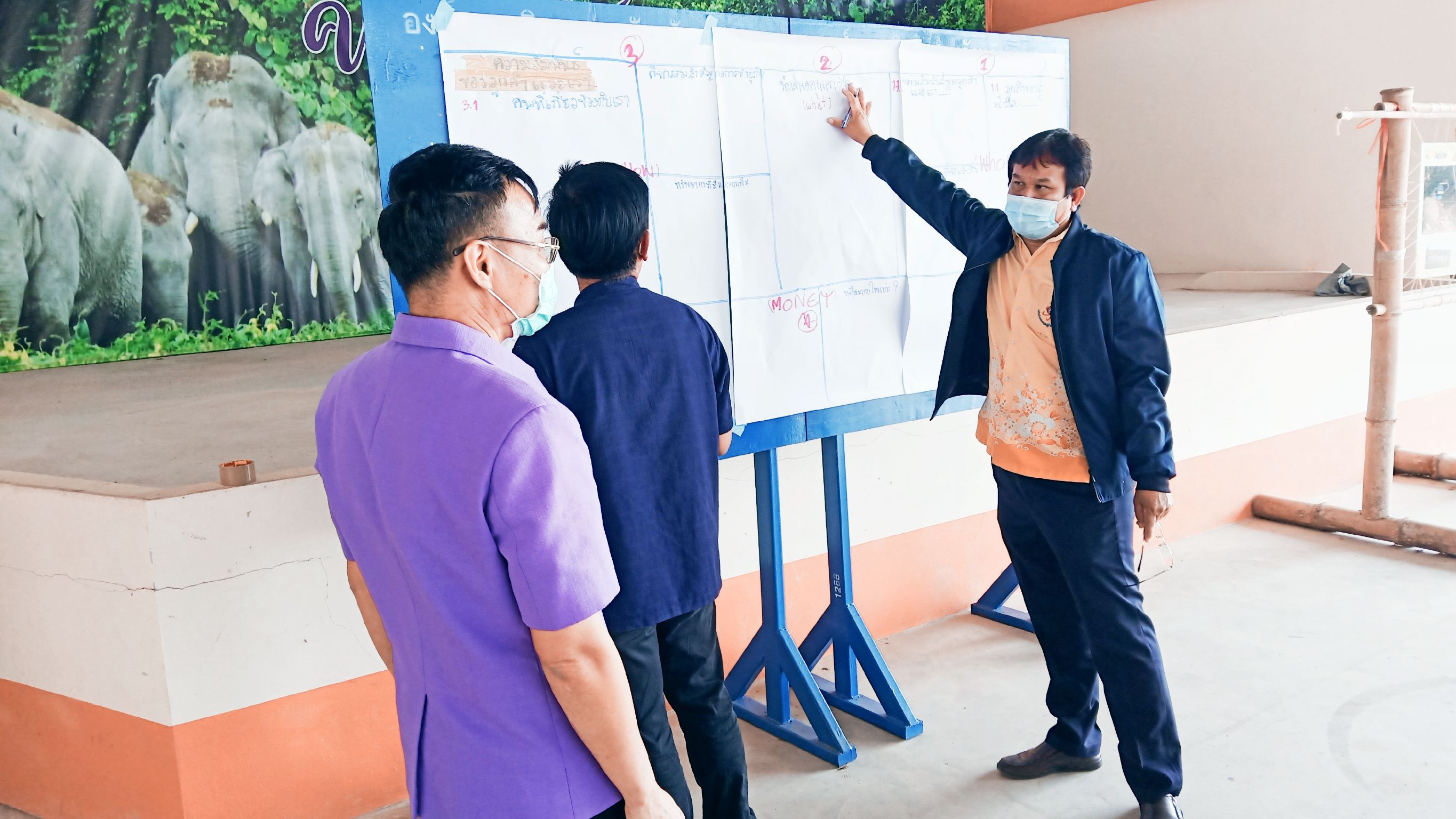 พช.ระยองร่วมกับ สพอ.เขาชะเมา ขับเคลื่อนเชิงรุกในการจัดการปัญหาการอยู่ร่วมกันอย่างสมดุลระหว่างคนและช้างป่า???