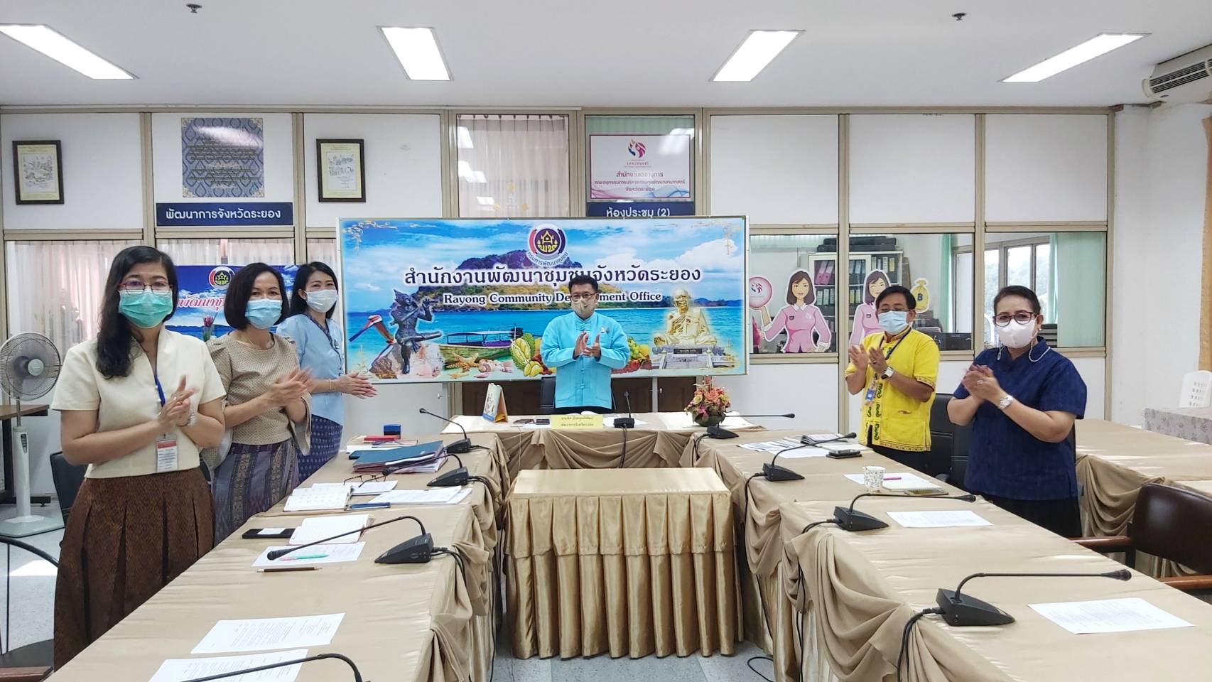 “พช.ระยอง” ร่วมรับฟังการประชุมกรมการพัฒนาชุมชน  ครั้งที่ 1/2564  ผ่านระบบ Video Conference