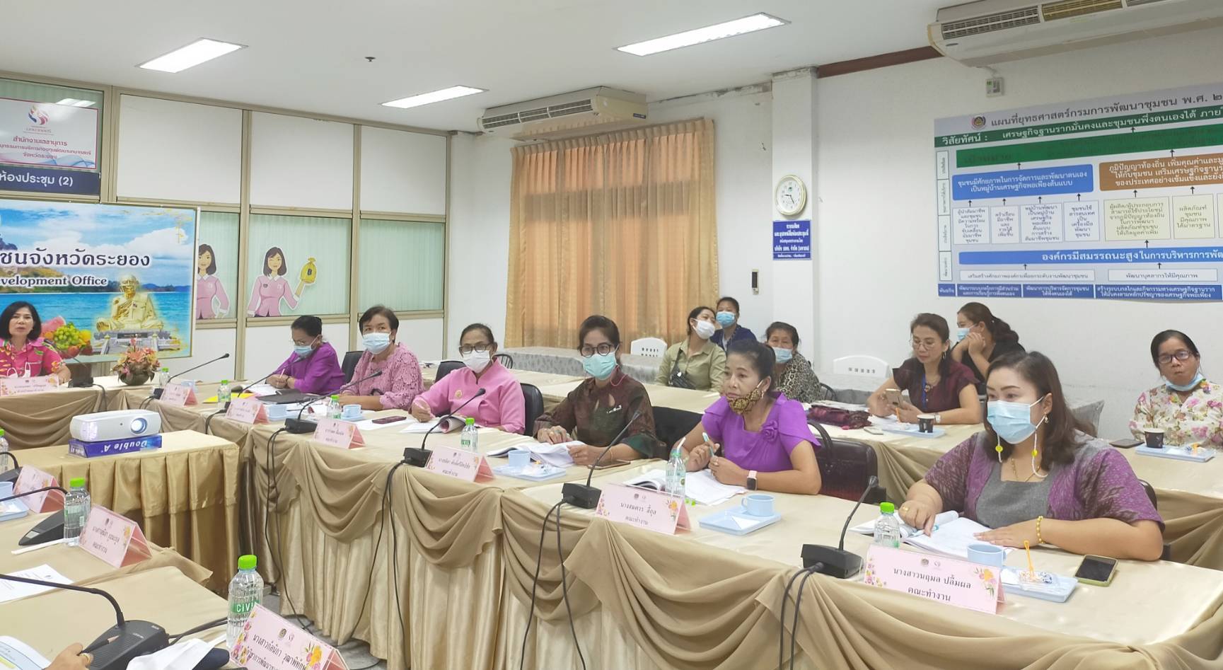 “พช.ระยอง” ประชุมคณะทำงานขับเคลื่อนกองทุนพัฒนาบทบาทสตรีจังหวัดระยอง ครั้งที่ 4 ประจำปีงบประมาณ พ.ศ.2564