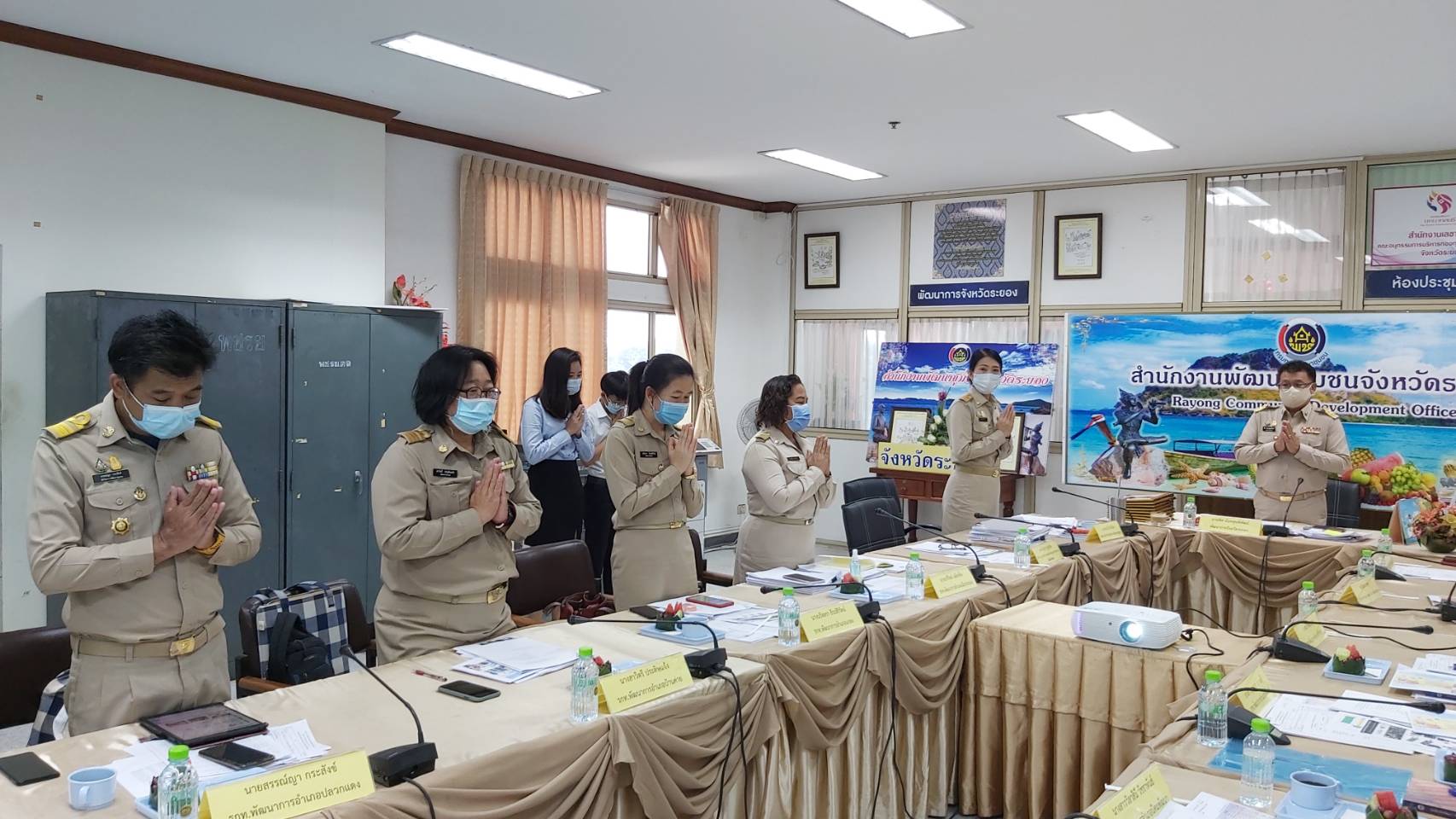 “พช.ระยอง” ประชุมผู้บริหารและนักวิชาการพัฒนาชุมชน ครั้งที่ 2/2564