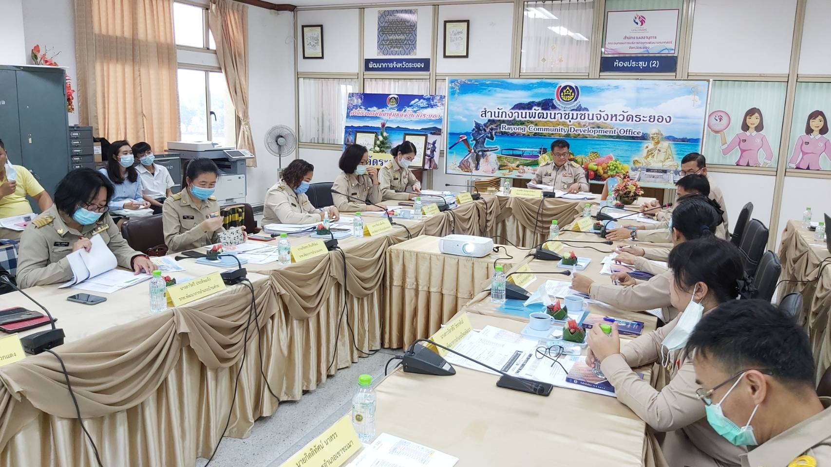“พช.ระยอง” ประชุมผู้บริหารและนักวิชาการพัฒนาชุมชน ครั้งที่ 2/2564