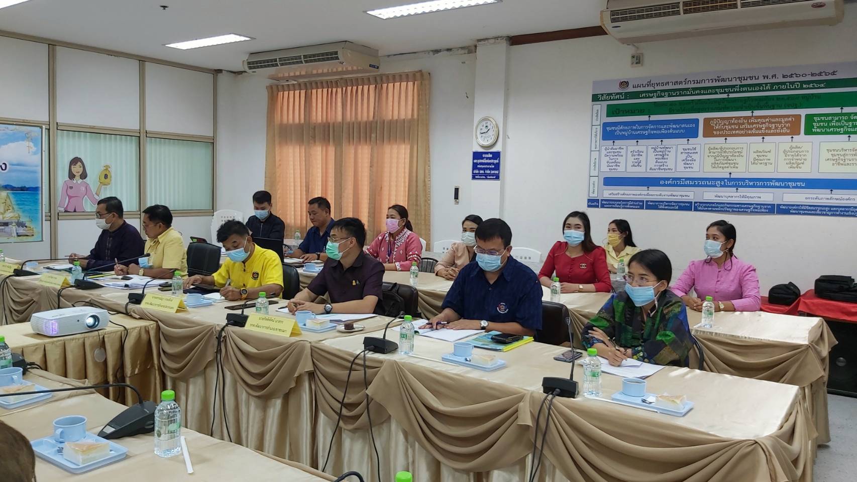 “พช.ระยอง” รับการตรวจติดตามนโยบายสำคัญจากผู้ตรวจราชการกรมการพัฒนาชุมชน