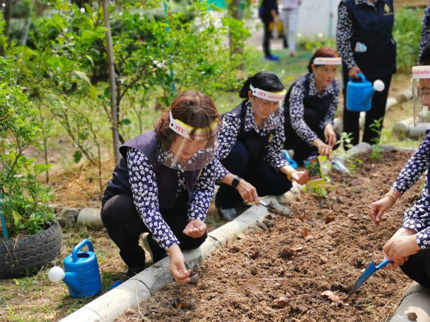 “พช.ระยอง” จับมือชมรมแม่บ้านมหาดไทยจังหวัดระยอง ขับเคลื่อนนโยบาย “ที่ว่างสร้างอาหาร” ตามแนวหลักปรัชญาของเศรษฐกิจพอเพียง สู่ปฏิบัติการ ๙๐ วัน ปลูกผักสวนครัว สร้างความมั่นคงทางอาหาร “บ้านนี้มีรัก ปลูกผักกินเอง” แม่บ้านมหาดไทยจังหวัดระยอง”