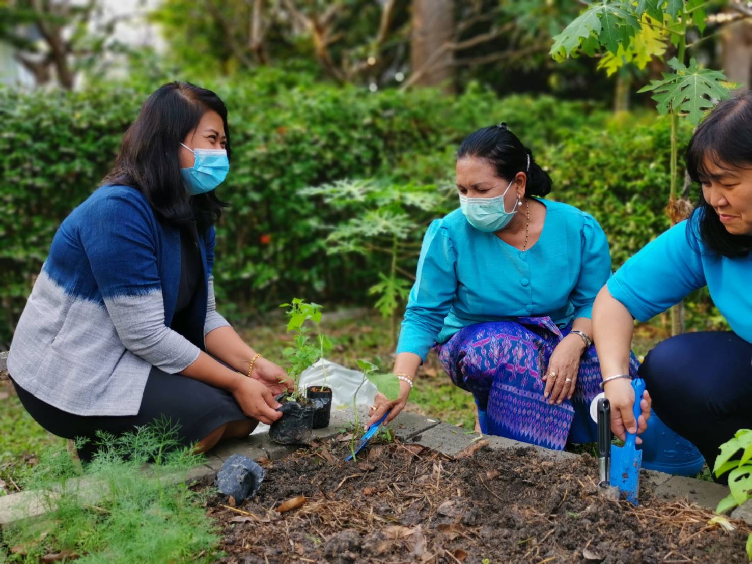 “พช.ระยอง” จับมือชมรมแม่บ้านมหาดไทยจังหวัดระยอง ขับเคลื่อนนโยบาย “ที่ว่างสร้างอาหาร” ตามแนวหลักปรัชญาของเศรษฐกิจพอเพียง สู่ปฏิบัติการ ๙๐ วัน ปลูกผักสวนครัว สร้างความมั่นคงทางอาหาร “บ้านนี้มีรัก ปลูกผักกินเอง” แม่บ้านมหาดไทยจังหวัดระยอง”
