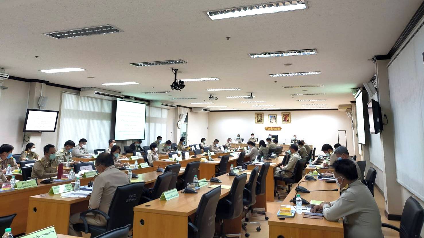 “พช.ระยอง”  ร่วมประชุมกรมการจังหวัด  ครั้งที่  5/2564