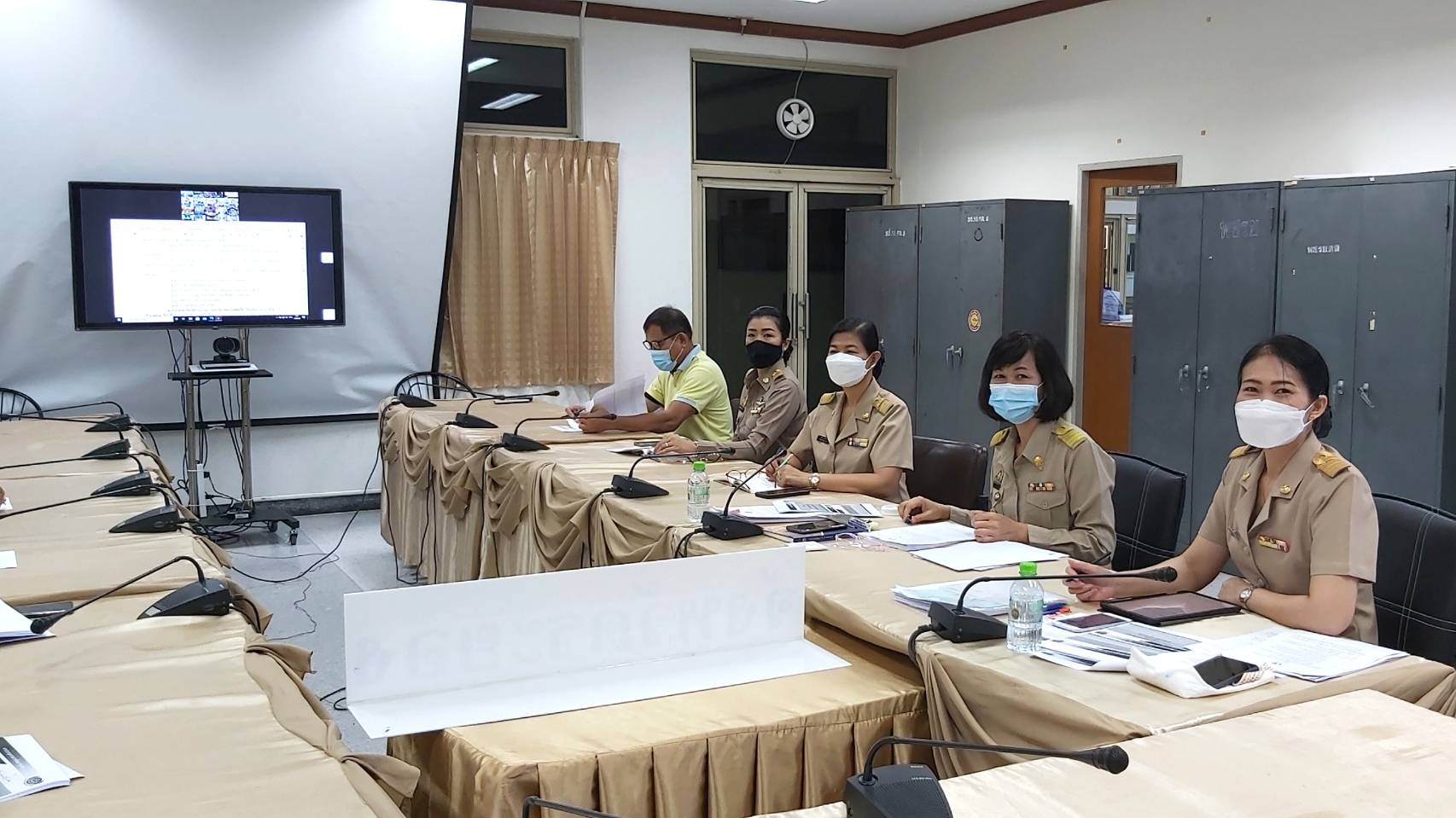 “พช.ระยอง”  ร่วมประชุมกรมการพัฒนาชุมชน ครั้งที่ 6/2564 ผ่านระบบวีดีทัศน์ทางไกล (Video Conference)