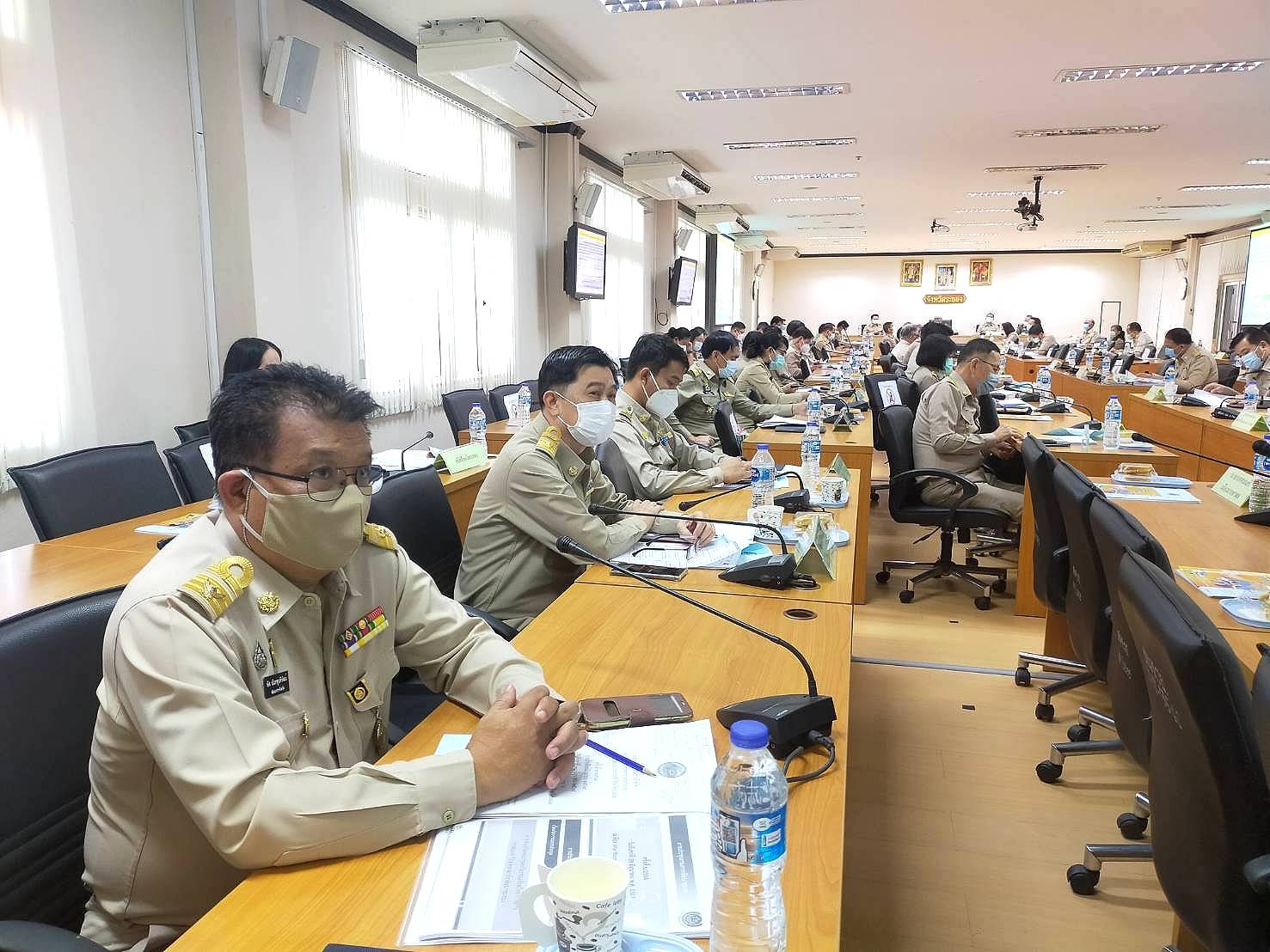 “พช.ระยอง”  ร่วมประชุมกรมการจังหวัด  ครั้งที่  6/2564