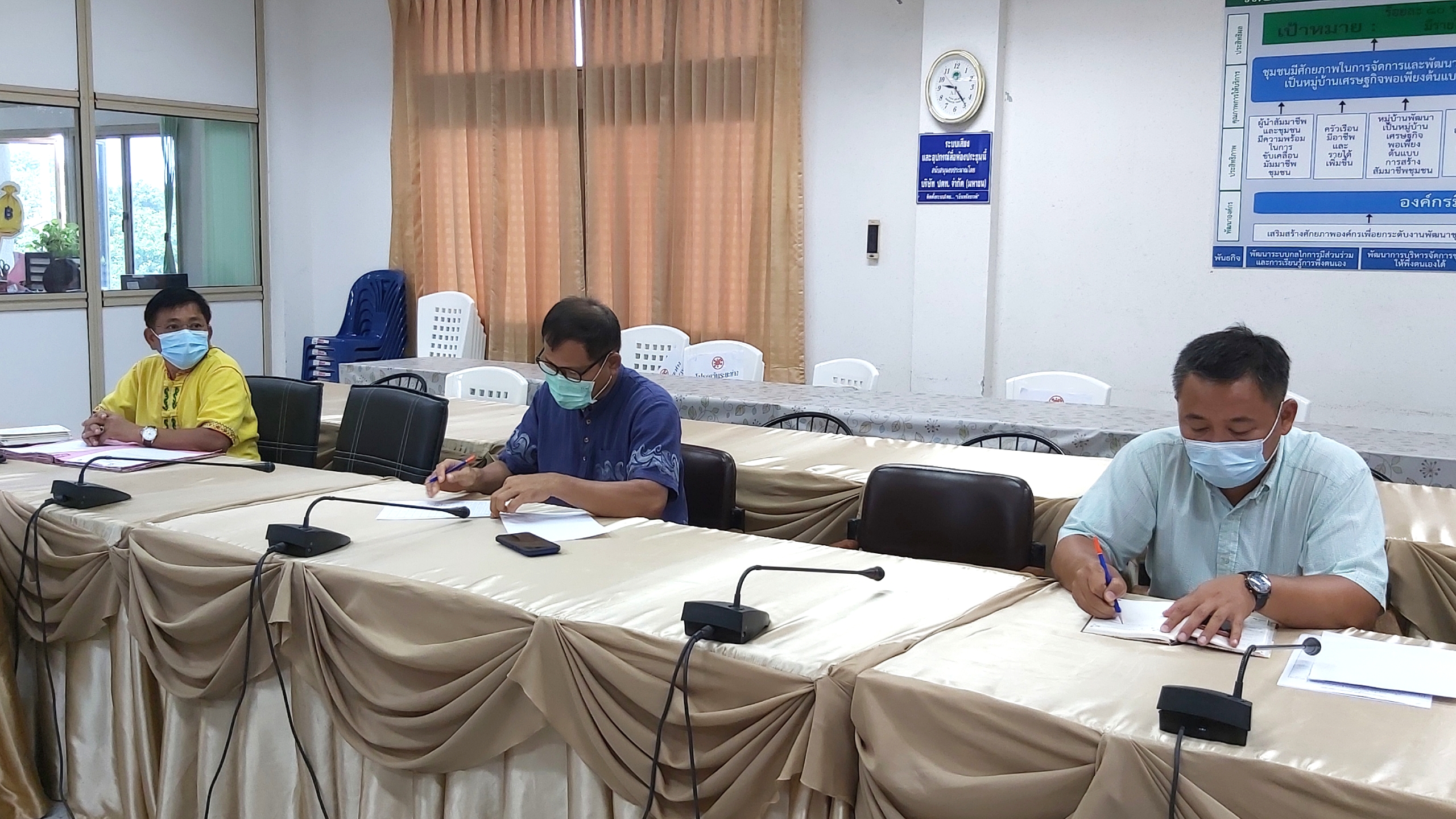 “พช.ระยอง”  ร่วมรับฟังการประชุมสร้างความเข้าใจคู่มือการปฏิบัติงานกระบวนงาน การจัดซื้อ/จัดจ้าง โครงการพัฒนาพื้นที่ต้นแบบการพัฒนาคุณภาพชีวิตตามหลักทฤษฎีใหม่ ประยุกต์สู่ “โคก หนอง นา โมเดล” ผ่านระบบวิดีทัศน์ทางไกล (Video Conference)