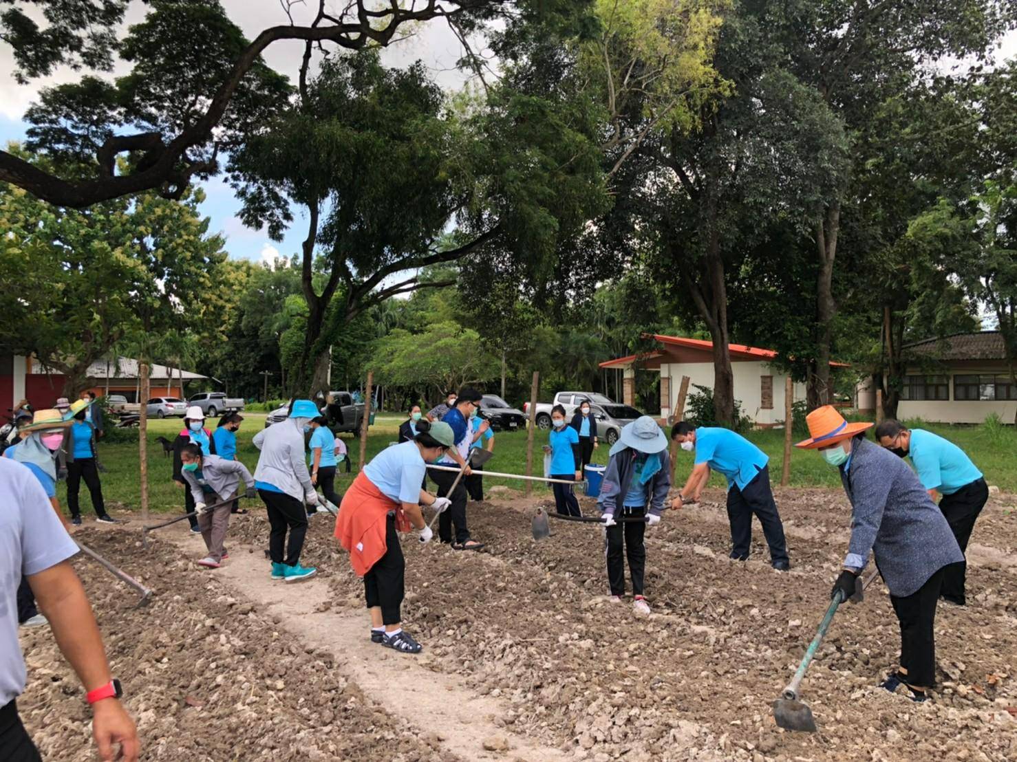 “พช.ระยอง” ร่วมกับ สถานคุ้มครองสวัสดิภาพเด็กระยอง ขับเคลื่อนกิจกรรมปลูกผักสวนครัวและสมุนไพร ผนึกกำลังสร้างความมั่นคงทางอาหาร “ ตู้ยาข้างบ้าน ตู้อาหารข้างครัว”