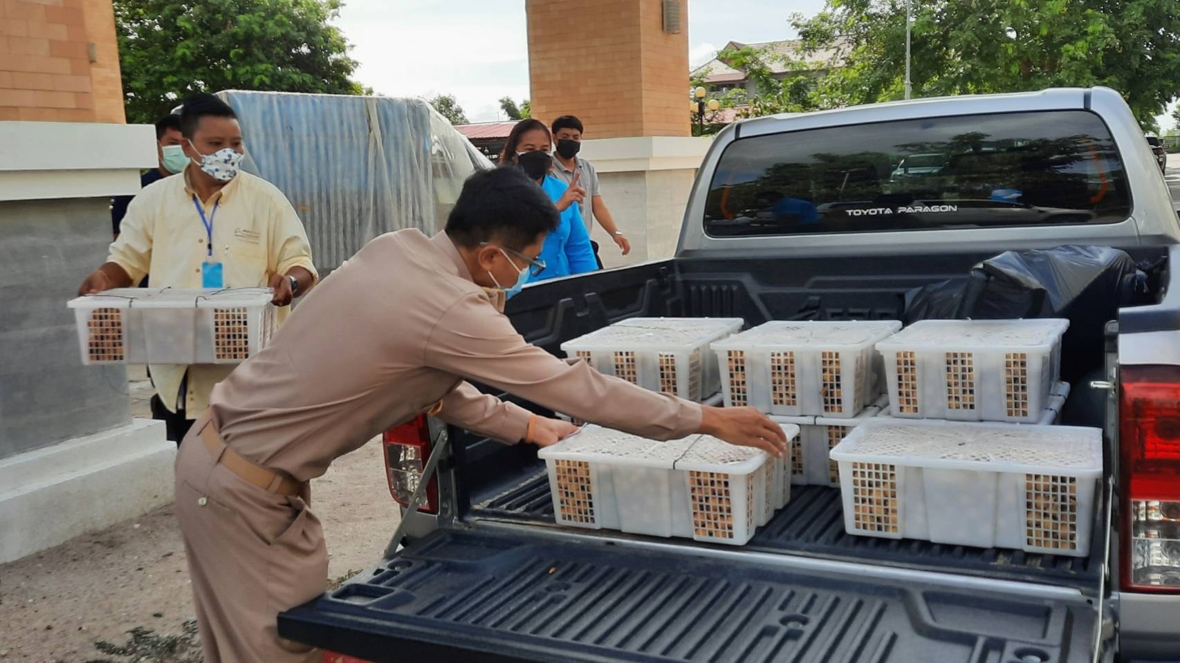 “พช.ระยอง”  ร่วมกิจกรรม “เปลี่ยนขวดพลาสติก PET เป็นลำไย มอบให้ผู้ยากไร้ในจังหวัดระยอง”