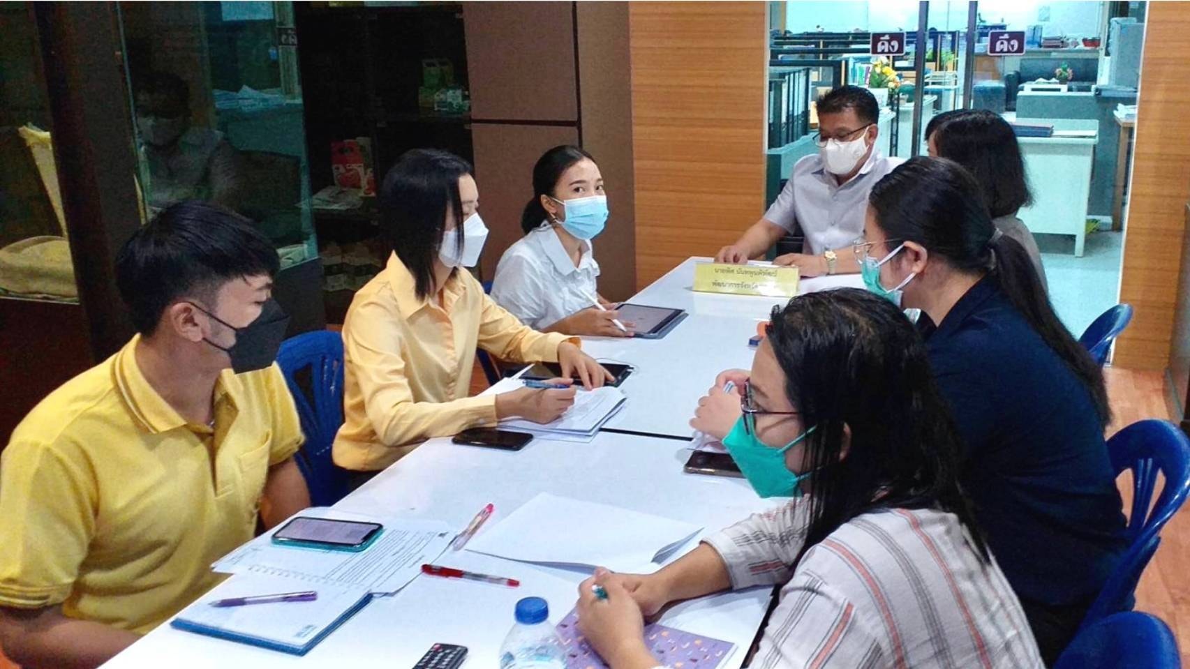 “พช.ระยอง”  ร่วมการปฐมนิเทศพนักงานราชการเฉพาะกิจ สังกัดกรมการพัฒนาชุมชน  ผ่านระบบออนไลน์ (Zoom Cloud Meeting)