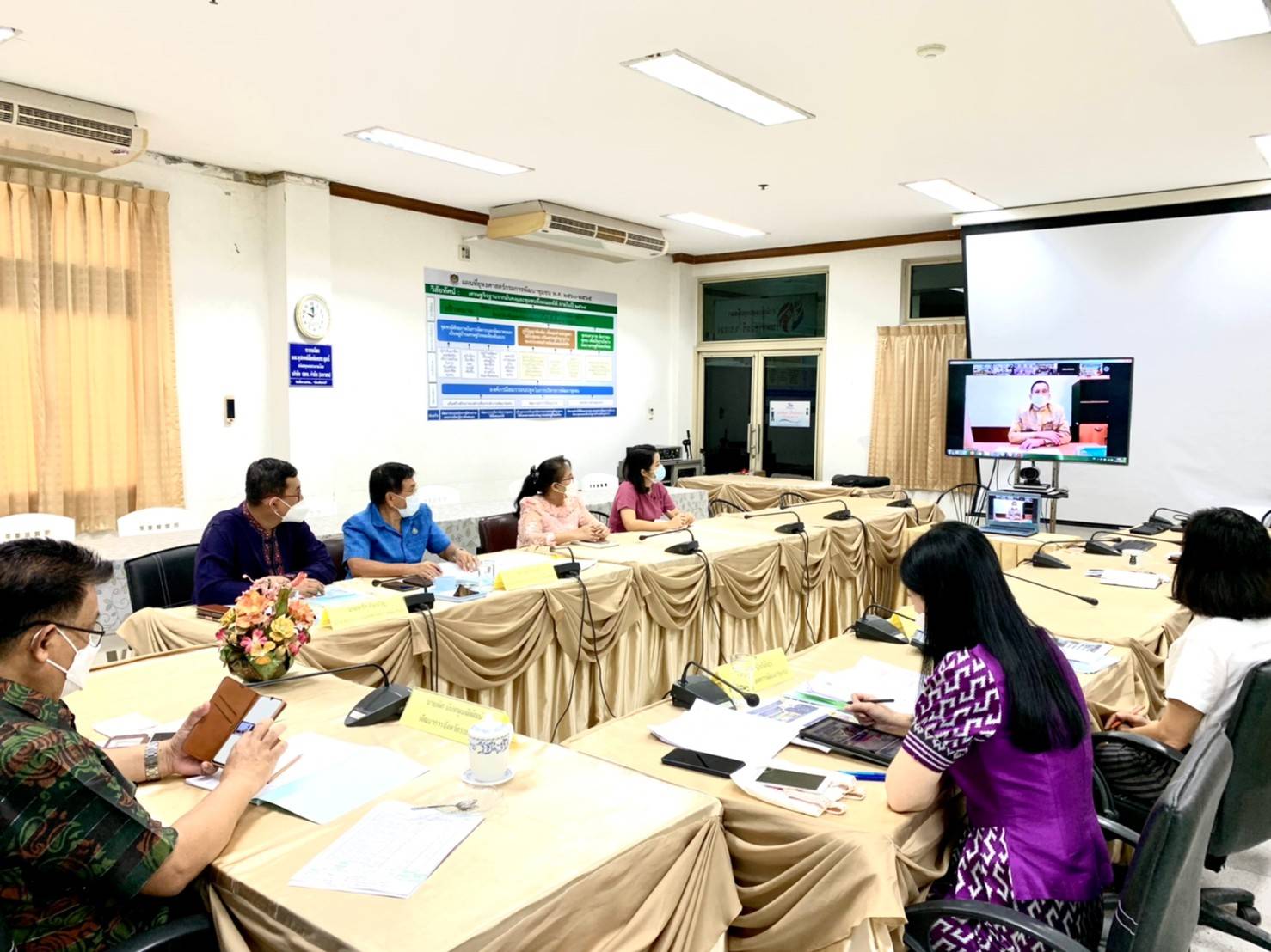“พช.ระยอง”  ร่วมประชุมเชิงปฏิบัติการตรวจติดตามผลการดำเนินงานของหน่วยรับตรวจ รายไตรมาส  ครั้งที่ 4/2564 เขตตรวจราชการที่ 8 และเขตตรวจราชการที่  17  ผ่านระบบ Zoom Cloud Meeting