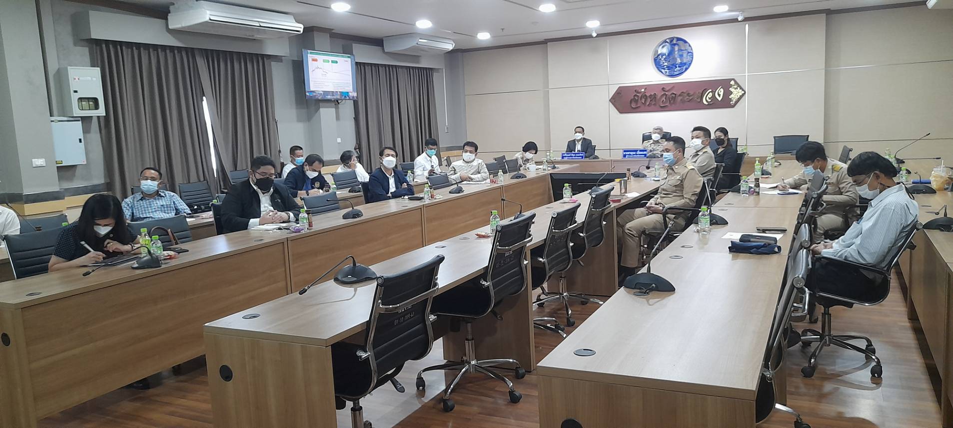 “พช.ระยอง”  ร่วมประชุมชี้แจงข้อราชการสำคัญ  ผ่านระบบ วีดิทัศน์ทางไกล (VCS)