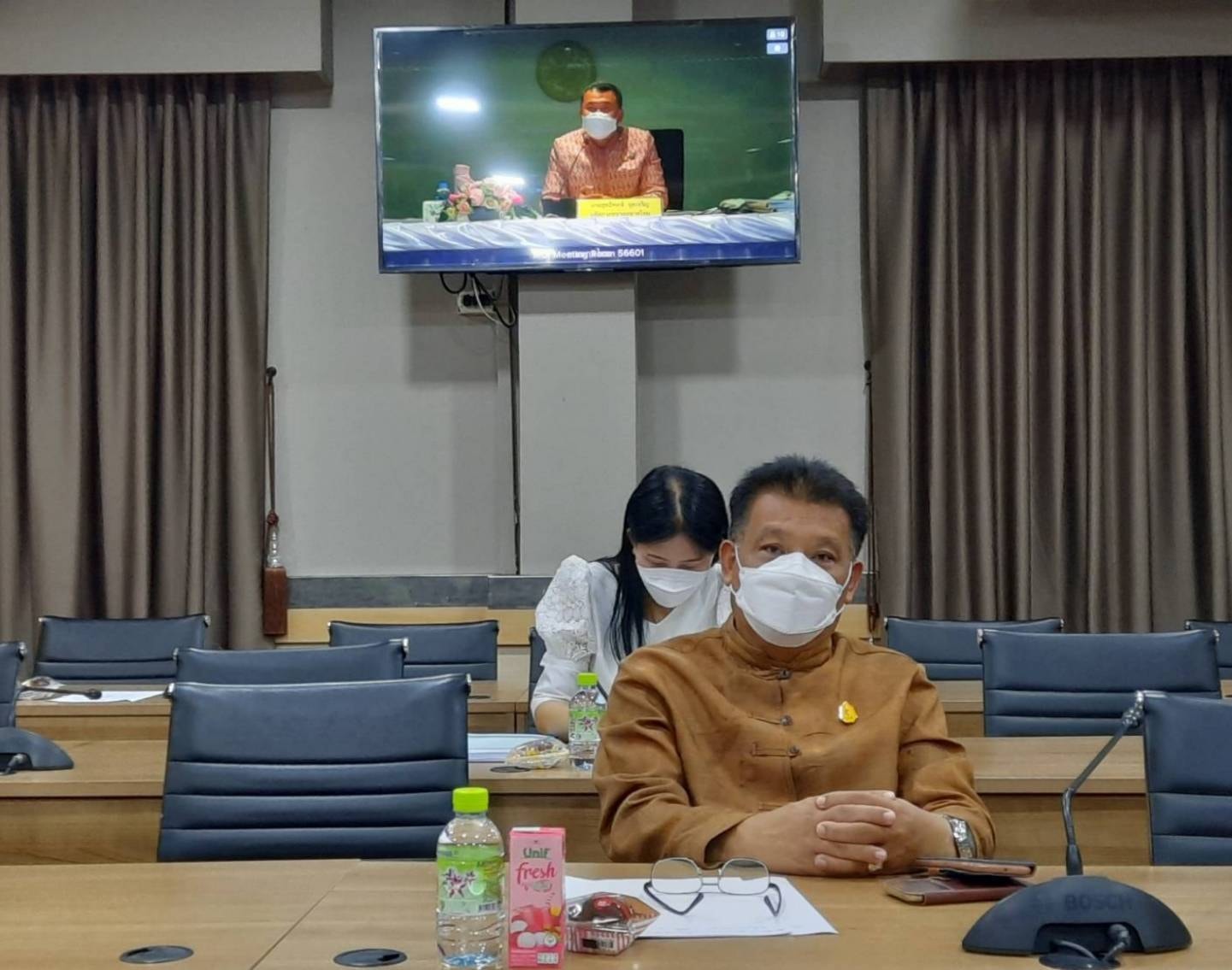 “พช.ระยอง”  ร่วมประชุมรับมอบนโยบาย ปลัดกระทรวงมหาดไทย ผ่านระบบวีดิทัศน์ทางไกล (VCS)