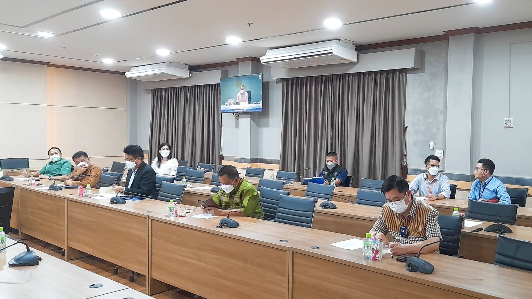 “พช.ระยอง”  ร่วมประชุมรับมอบนโยบาย ปลัดกระทรวงมหาดไทย ผ่านระบบวีดิทัศน์ทางไกล (VCS)