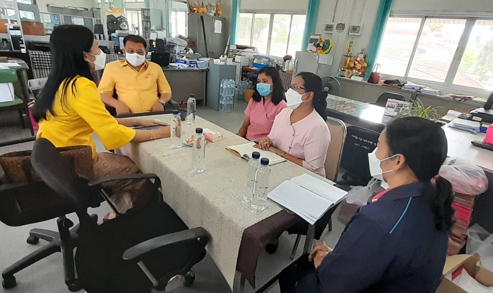 “พช.ระยอง” ลงพื้นที่ติดตามสนับสนุนการดำเนินงานสำนักงานพัฒนาชุมชนอำเภอ