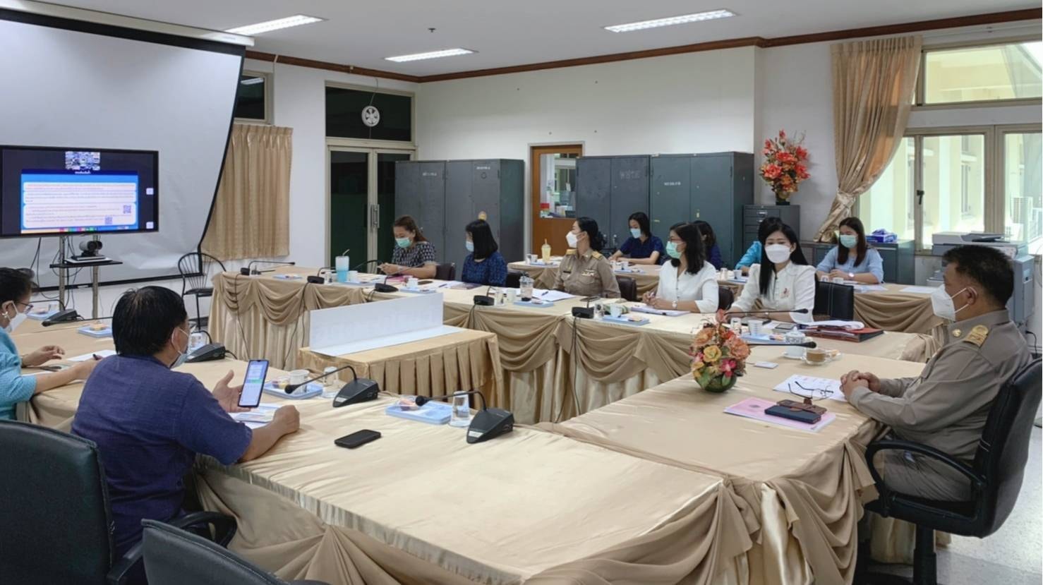 “พช.ระยอง” ร่วมประชุมกรมการพัฒนาชุมชน ครั้งที่ 10/2564 ผ่านระบบวิดีทัศน์ทางไกล (Video Conference)