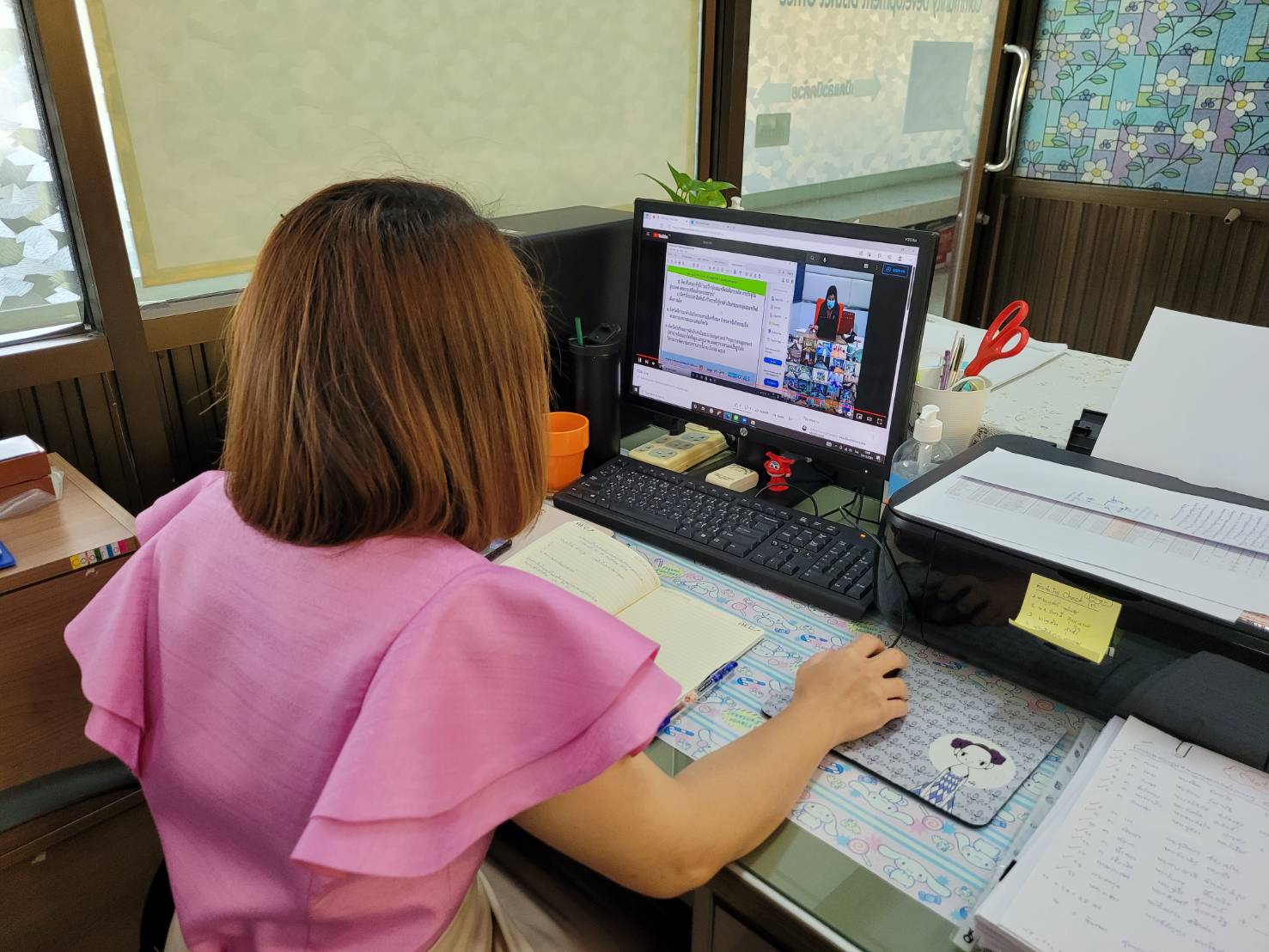 “พช.ระยอง” ร่วมประชุมเพิ่มศักยภาพกลไกการขับเคลื่อนกองทุนชุมชนตามหลักธรรมาภิบาล ผ่านระบบการประชุมทางไกล (Video Conference) ระหว่างวันที่ 22-23 พฤศจิกายน 2564