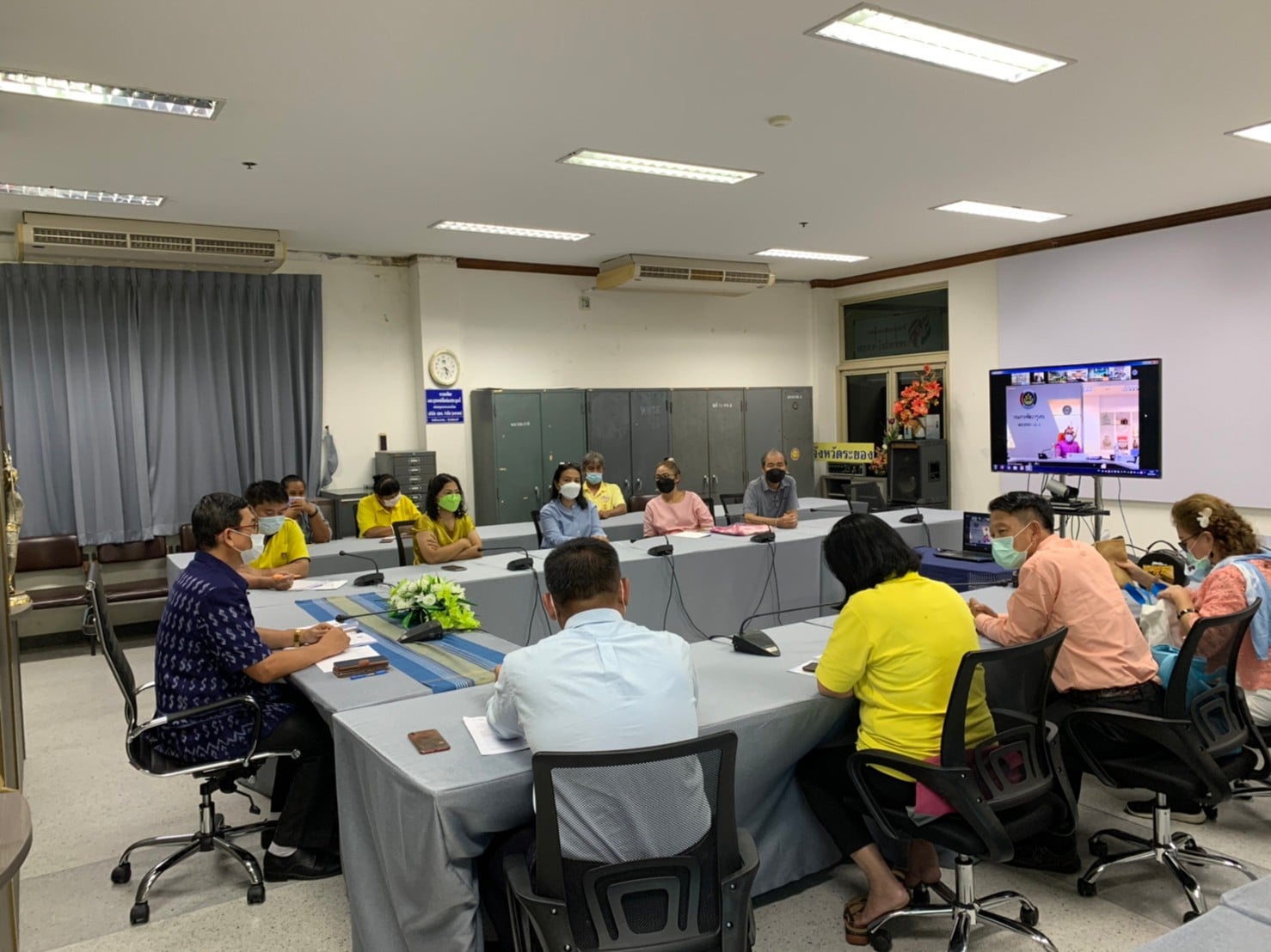 “พช.ระยอง” ร่วมประชุมโครงการพัฒนาและเสริมสร้างความเข้มแข็งของเศรษฐกิจฐานราก ประจำปี 2565