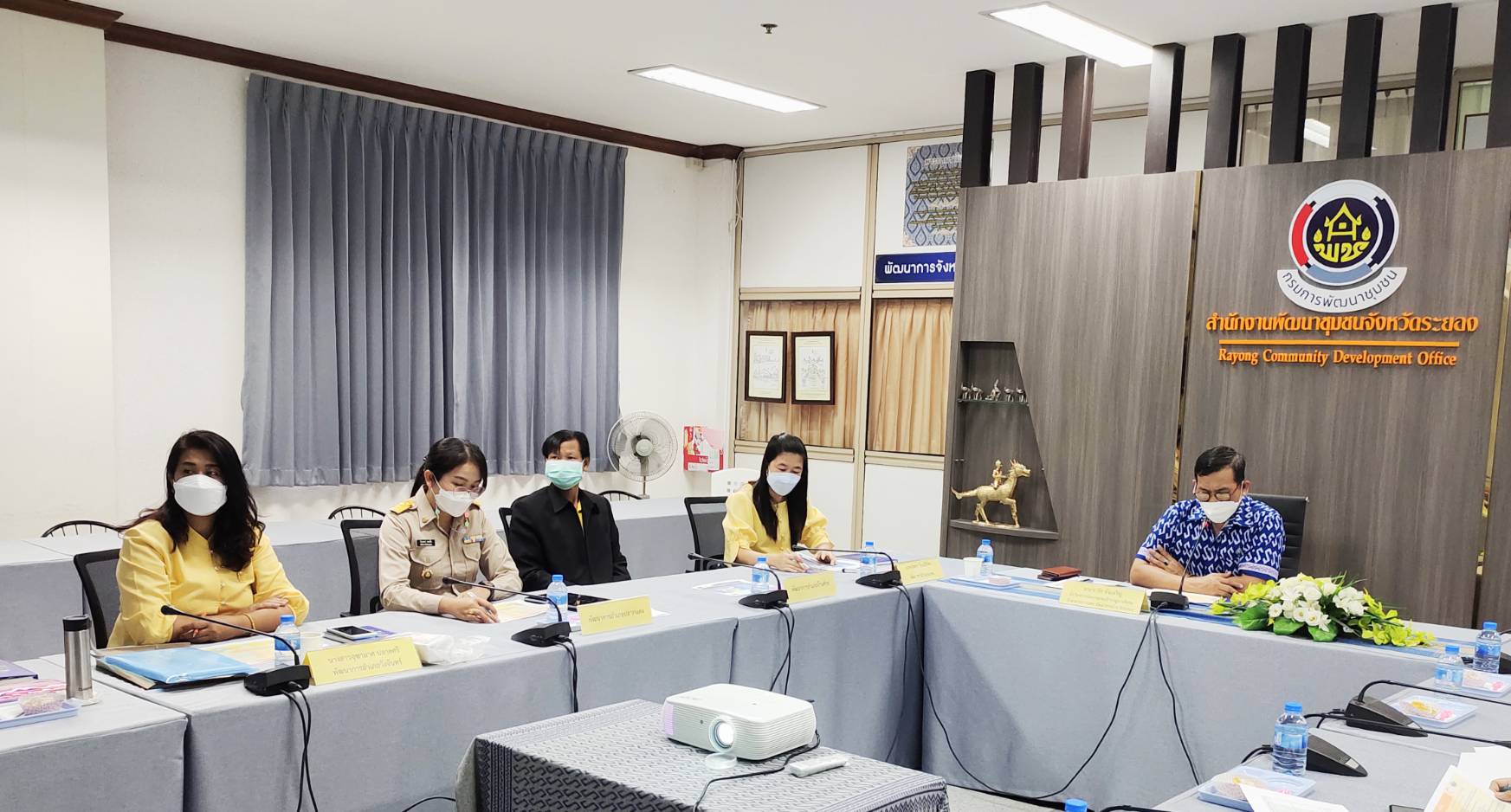 กรมการพัฒนาชุมชน  สนับสนุนการขับเคลื่อนการดำเนินงานภายใต้โครงการพัชรสุธาคชานุรักษ์จังหวัดระยอง