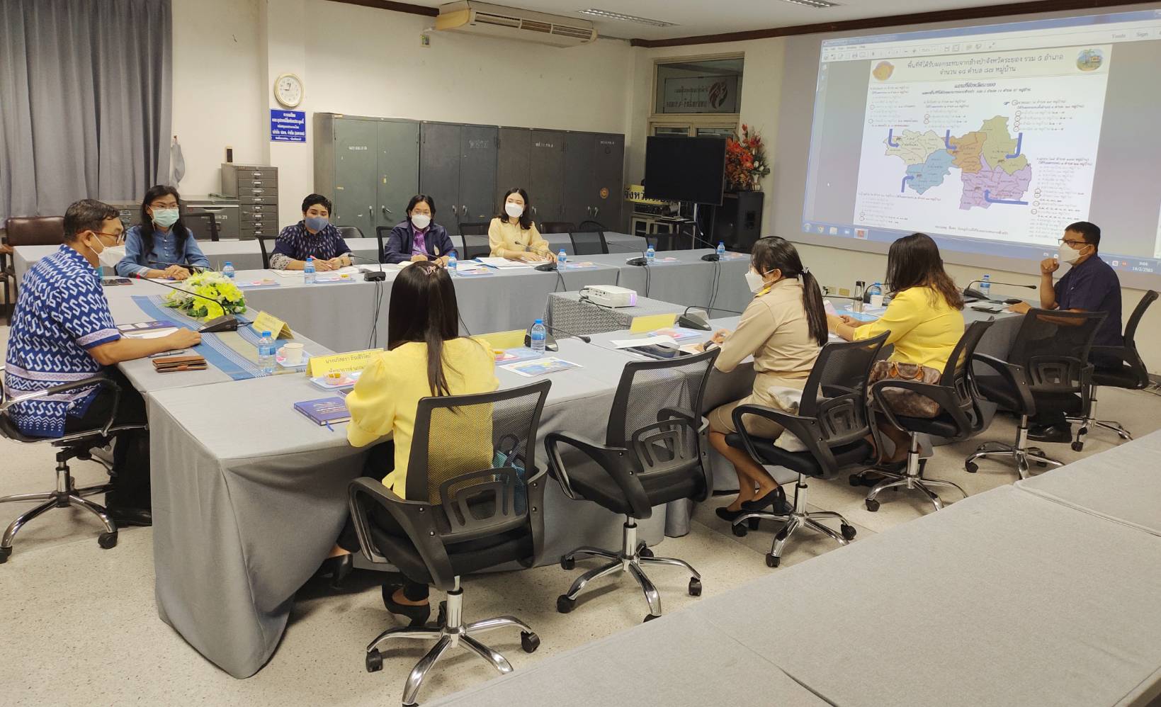 กรมการพัฒนาชุมชน  สนับสนุนการขับเคลื่อนการดำเนินงานภายใต้โครงการพัชรสุธาคชานุรักษ์จังหวัดระยอง