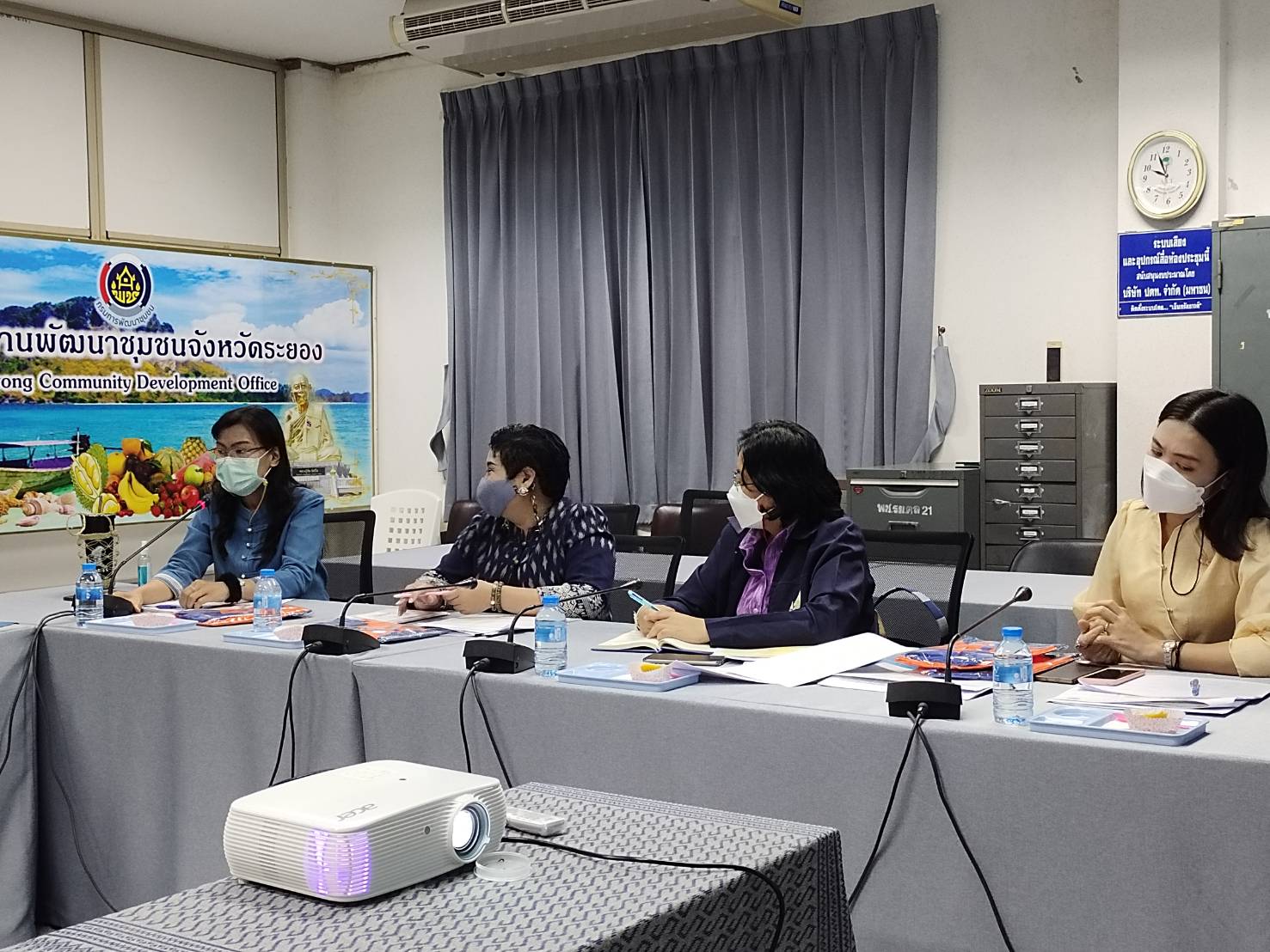 กรมการพัฒนาชุมชน  สนับสนุนการขับเคลื่อนการดำเนินงานภายใต้โครงการพัชรสุธาคชานุรักษ์จังหวัดระยอง