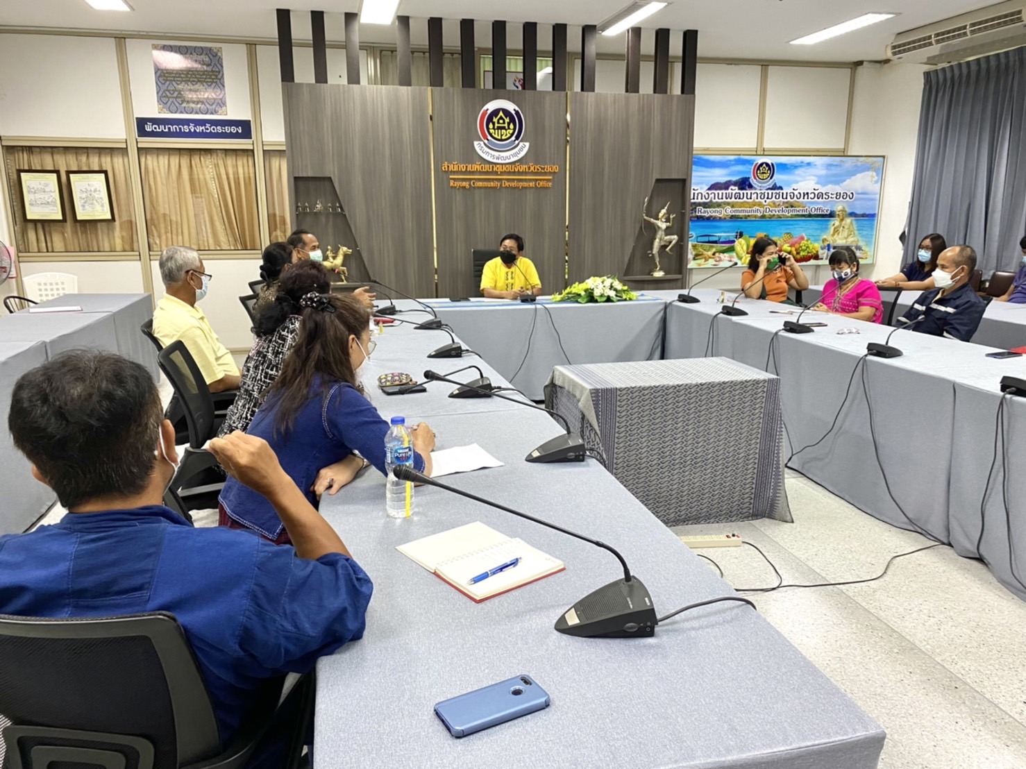 พช. ระยอง “จัดประชุมคณะกรรมการเครือข่าย OTOP จังหวัดระยอง”