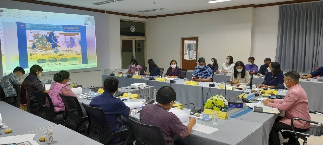 พช.ระยอง รับการตรวจราชการ ตามนโยบายการขับเคลื่อนการดำเนินงานขจัดความยากจนและพัฒนาคนทุกช่วงวัยอย่างยั่งยืนตามหลักปรัชญาของเศรษฐกิจพอเพียง