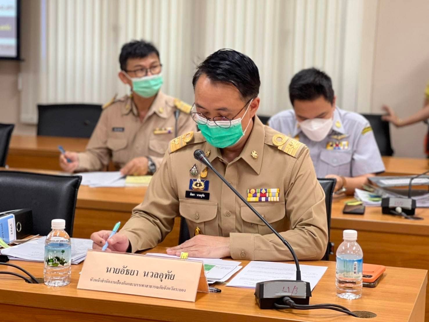 พช.ระยอง เข้าร่วมประชุมคณะอนุกรรมการและคณะทำงานตรวจติดตามศูนย์อำนวยการความปลอดภัยทางถนนช่วงเทศกาลสงกรานต์ พ.ศ. 2565 ครั้งที่ 7/2565