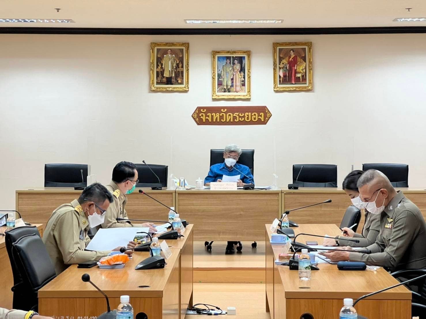 พช.ระยอง เข้าร่วมประชุมคณะอนุกรรมการและคณะทำงานตรวจติดตามศูนย์อำนวยการความปลอดภัยทางถนนช่วงเทศกาลสงกรานต์ พ.ศ. 2565 ครั้งที่ 7/2565