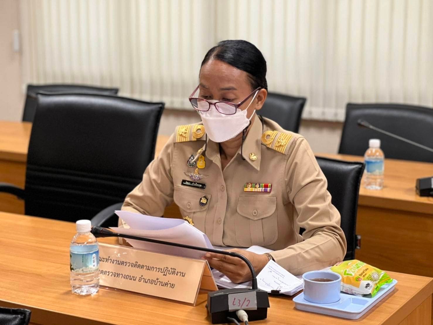 พช.ระยอง เข้าร่วมประชุมคณะอนุกรรมการและคณะทำงานตรวจติดตามศูนย์อำนวยการความปลอดภัยทางถนนช่วงเทศกาลสงกรานต์ พ.ศ. 2565 ครั้งที่ 7/2565