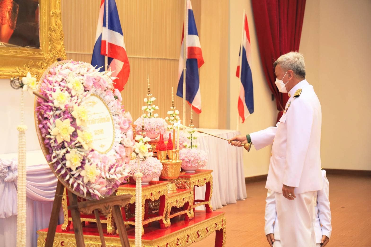 พช.ระยอง ร่วมงานรัฐพิธีที่ระลึกคล้ายวันสวรรคตสมเด็จพระนเรศวรมหาราช ประจำปี 2565
