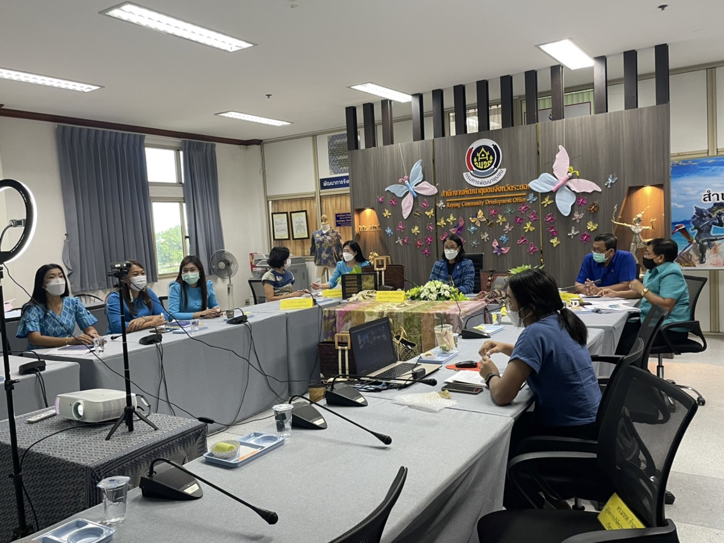 พช.ระยอง เข้ารับการคัดเลือกหน่วยงานต้นแบบฯ (CDD Policy Award 2022)